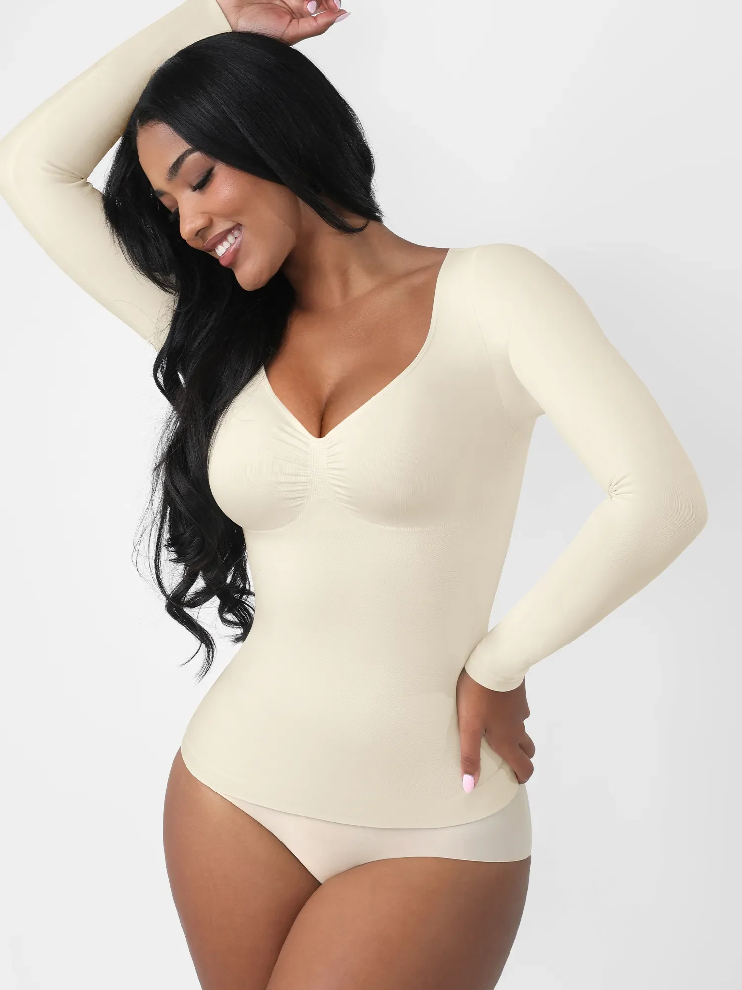 Feelingirl Everyday Seamless Long Sleeve Shaper - Image 44