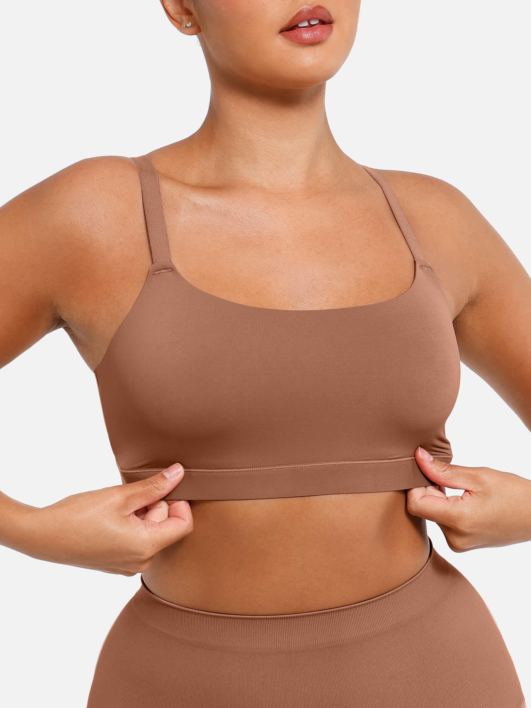 Feelingirl Everyday Wireless Invisible Square Neck Bra - Image 30