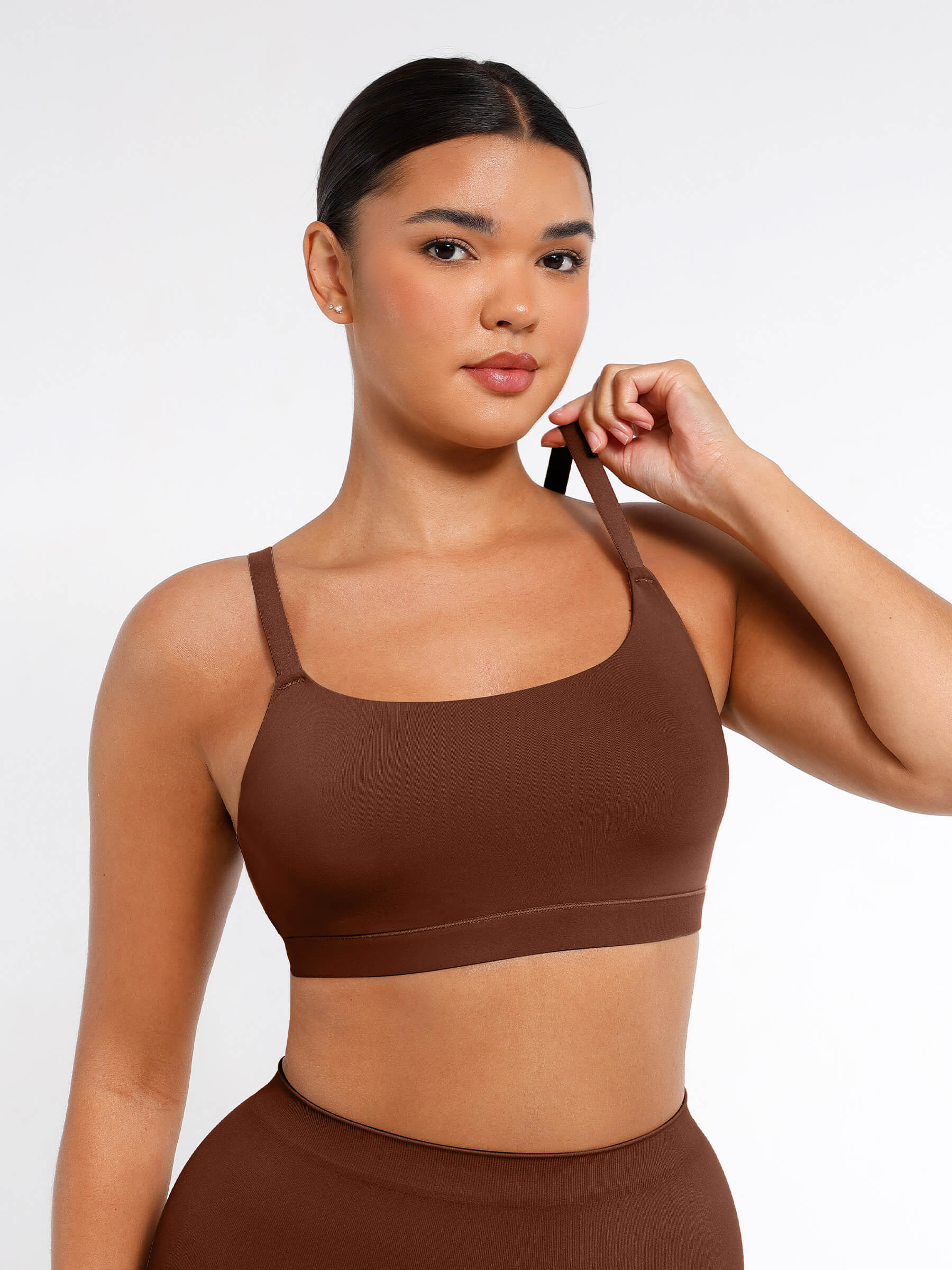 Feelingirl Everyday Wireless Invisible Square Neck Bra - Image 35