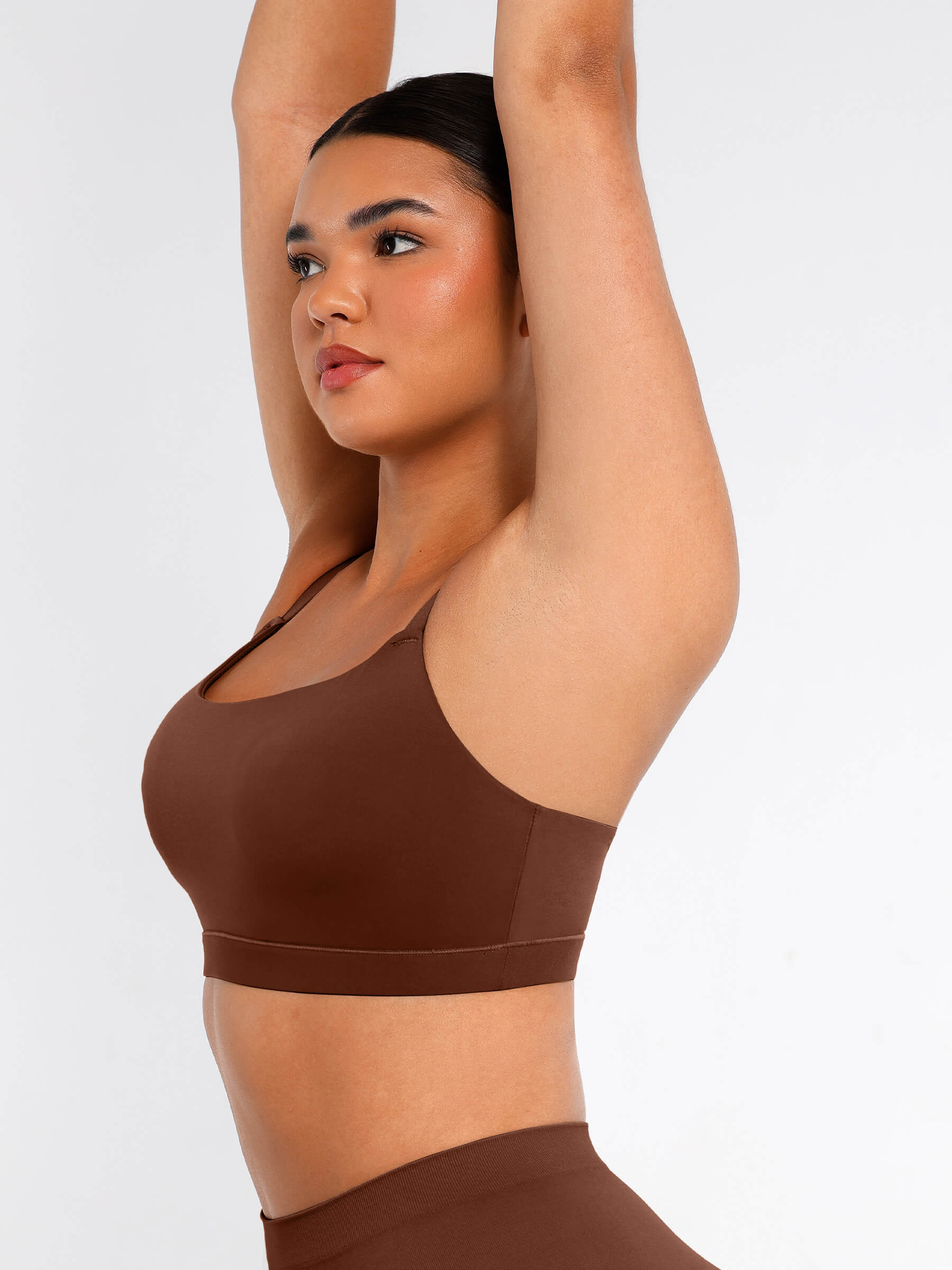 Feelingirl Everyday Wireless Invisible Square Neck Bra - Image 39