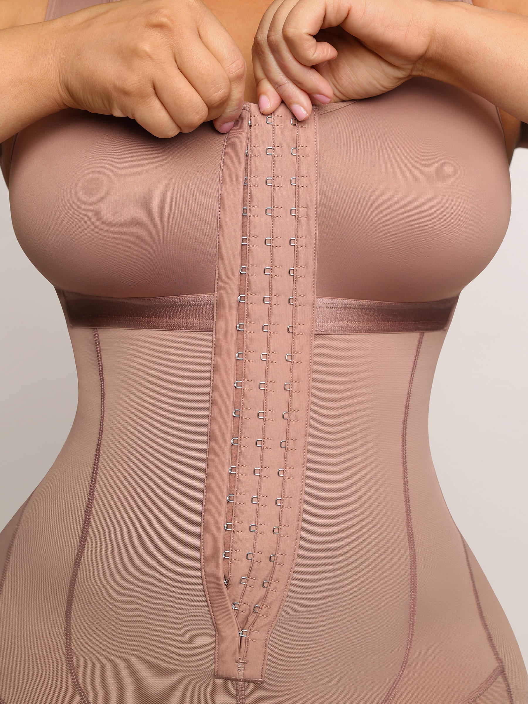FeelinGirl Post-Surgery Open Bust Tummy Control Butt Lift Bodysuit - Image 11