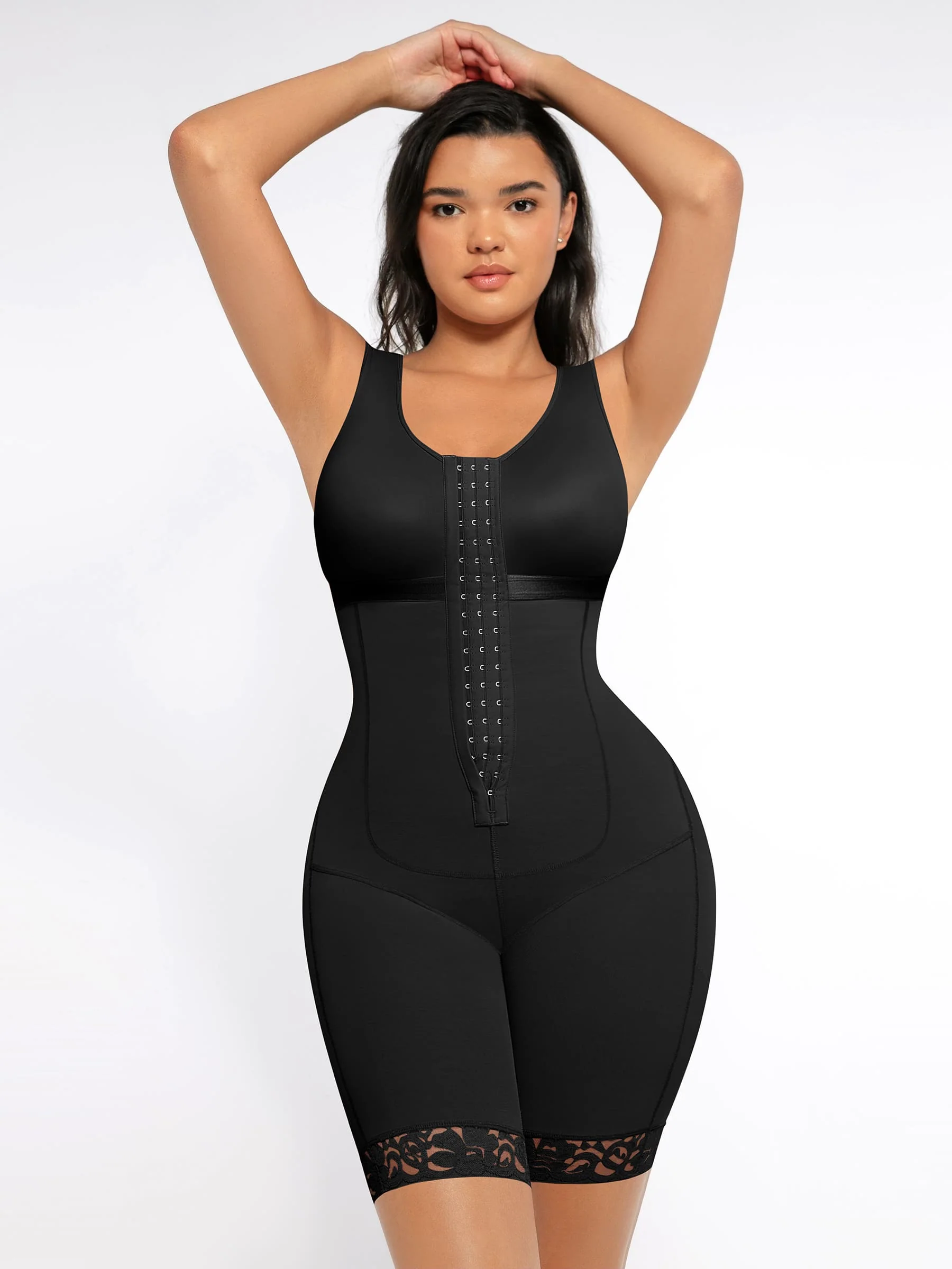FeelinGirl Post-Surgery Open Bust Tummy Control Butt Lift Bodysuit - Image 3