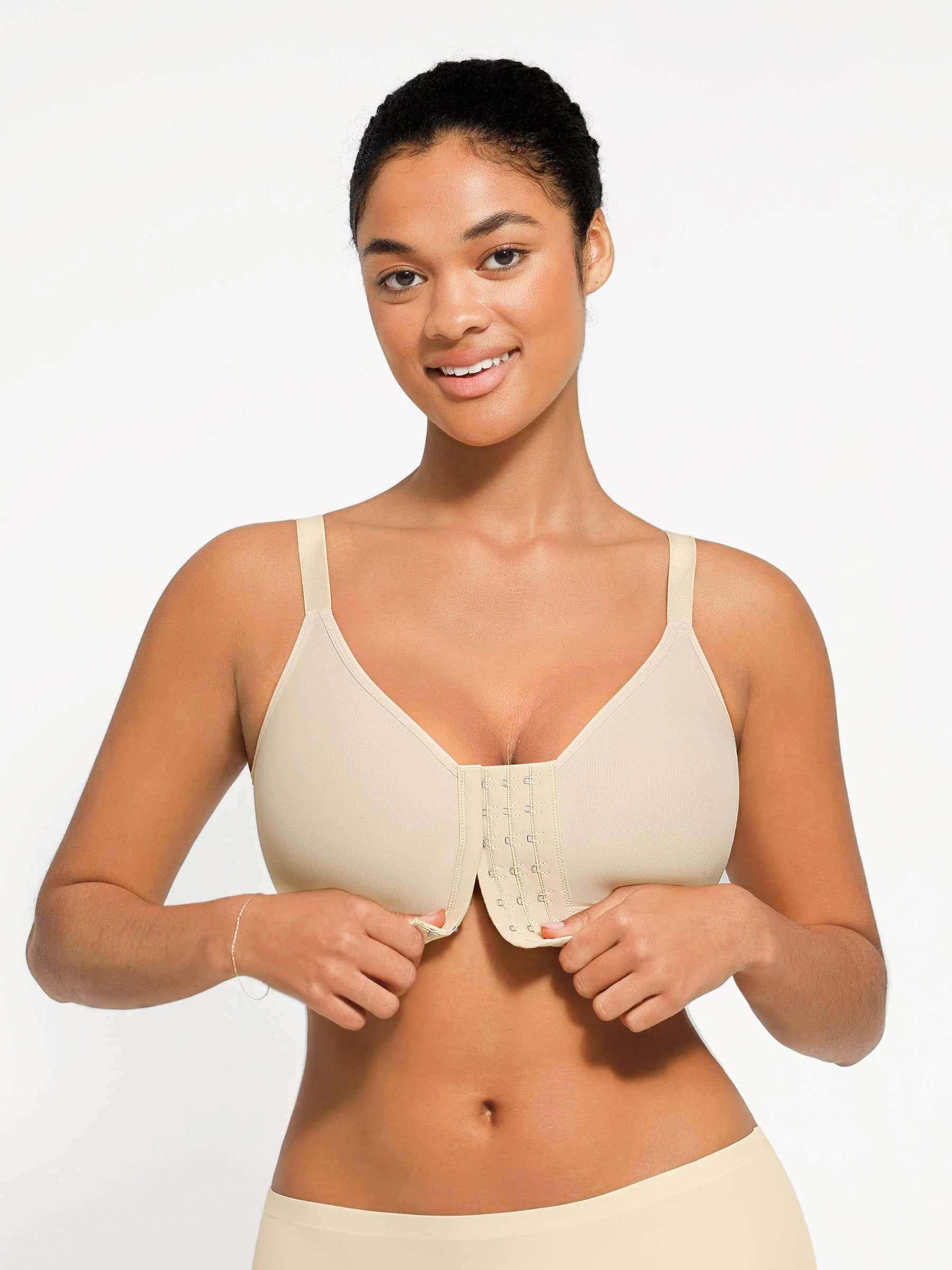 Feelingirl Full Coverage Front Closure Post-Operation Bra - Image 23