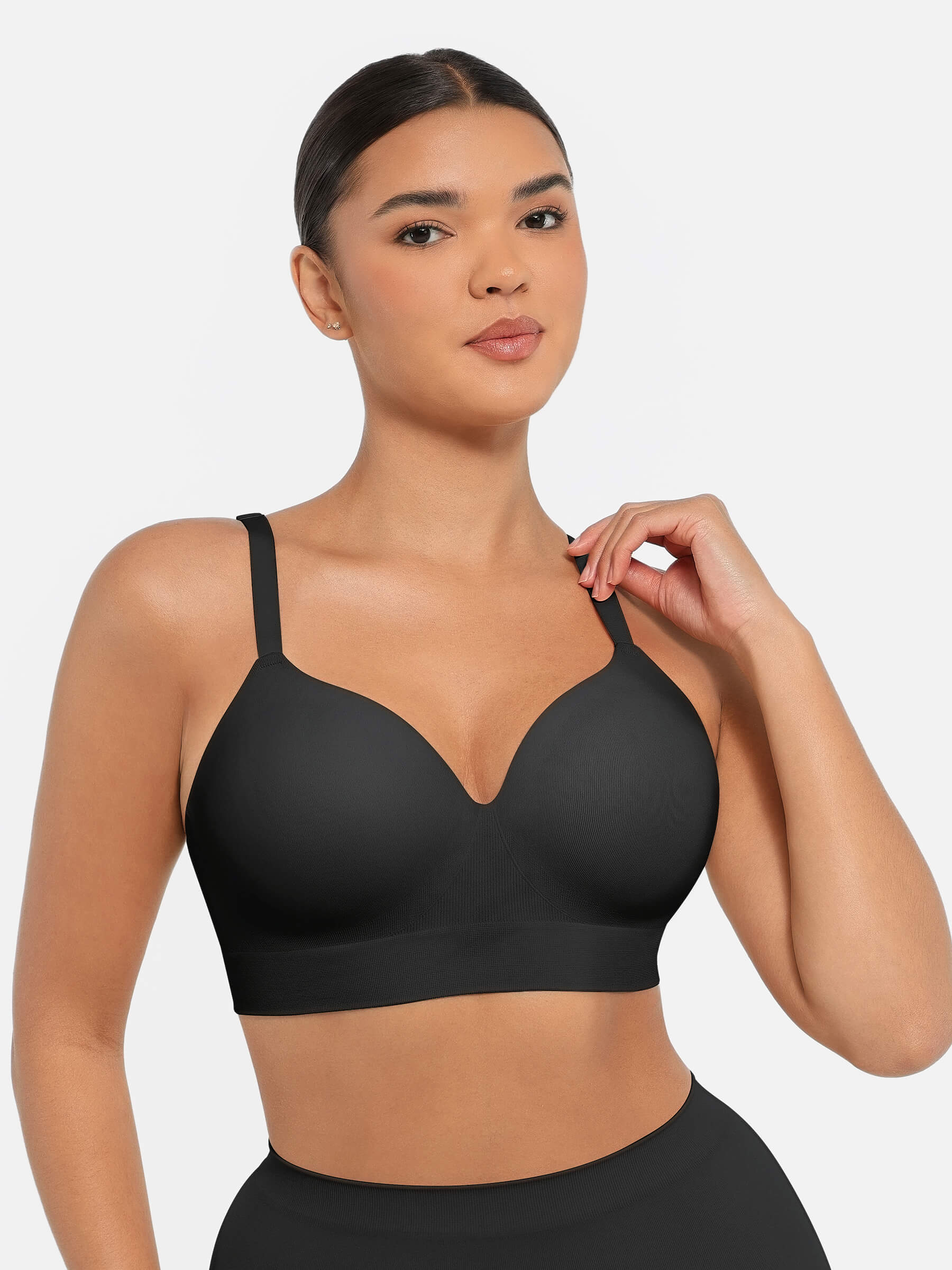 Feelingirl Wireless Push-Up Seamless Comfort Full Coverage Bra Bundle - Image 12