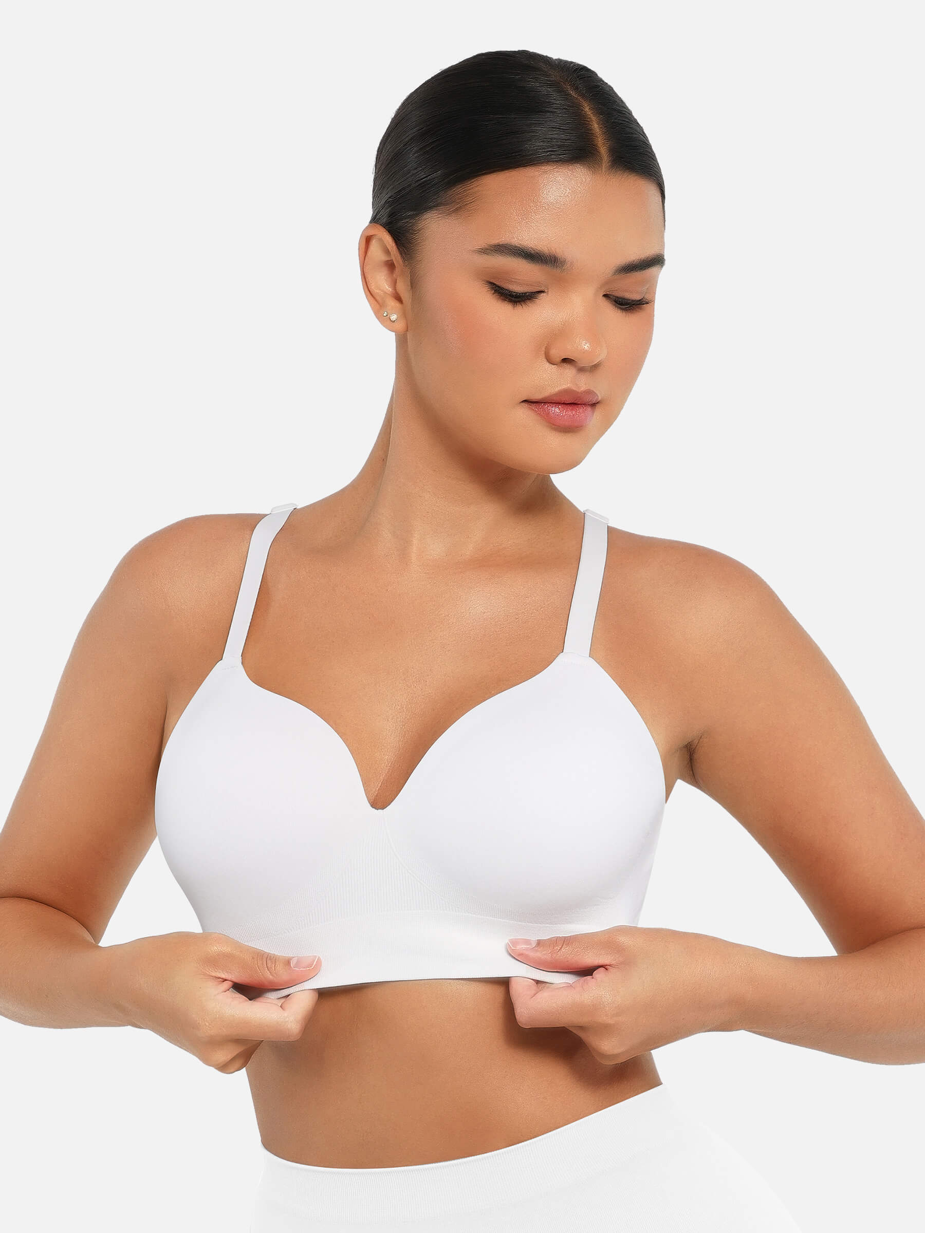 Feelingirl Wireless Push-Up Seamless Comfort Full Coverage Bra Bundle - Image 34