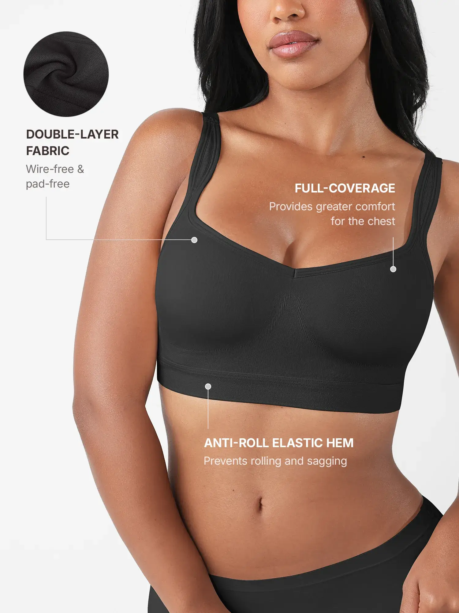 Feelingirl Full Coverage Smoothing Wireless Bra - Image 10