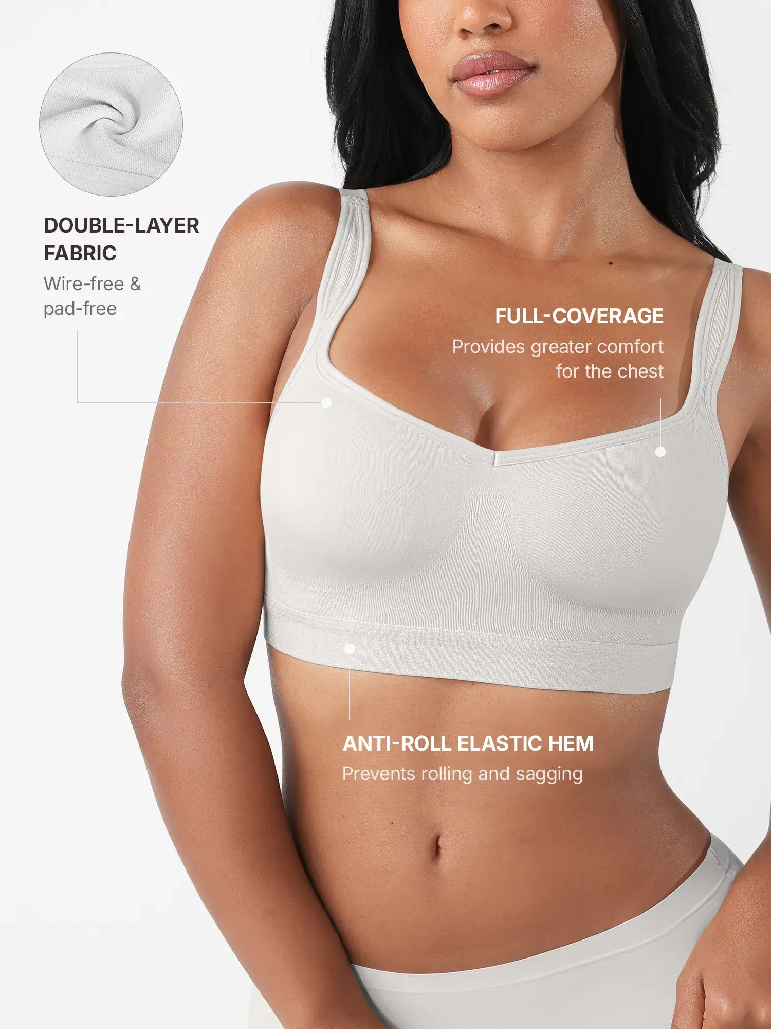 Feelingirl Full Coverage Smoothing Wireless Bra - Image 27