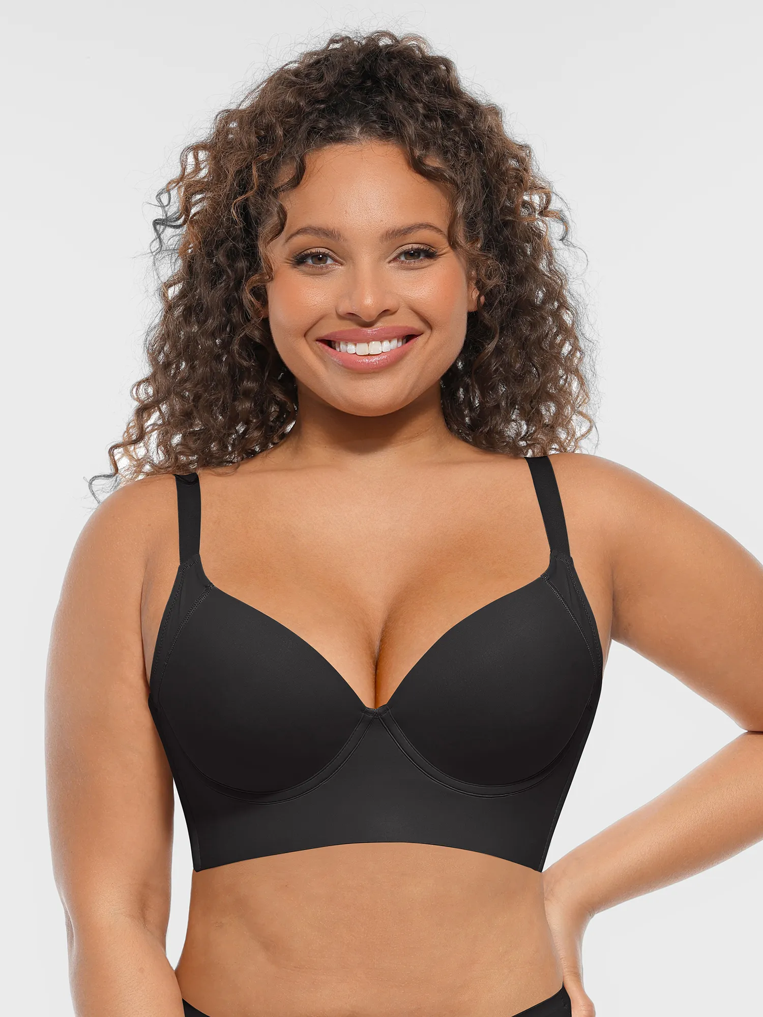 Feelingirl Full-Support Underwire Push-Up Bra - Image 2