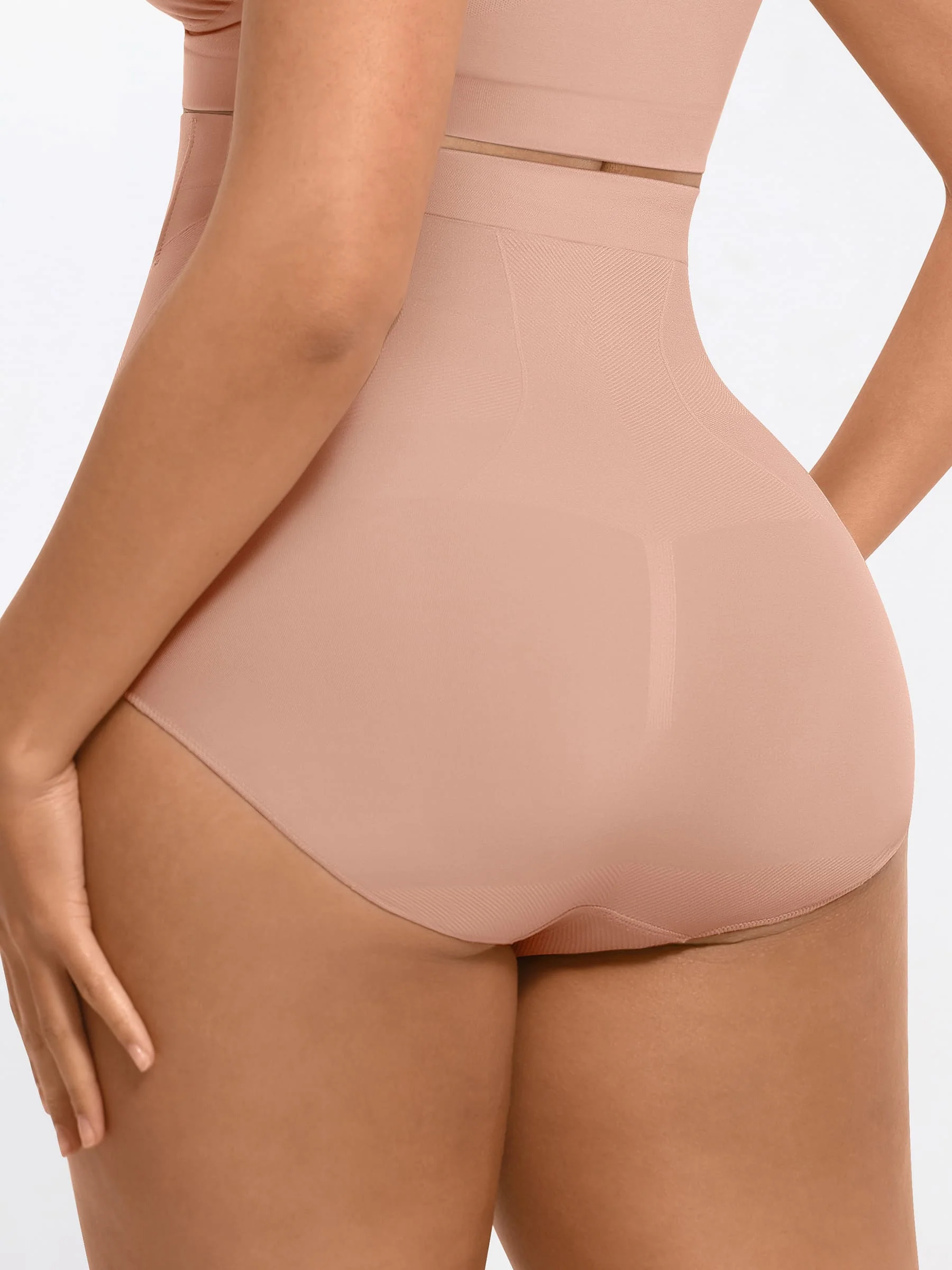Feelingirl High-Waisted Tummy Control Seamless Shapewear Briefs - Image 11
