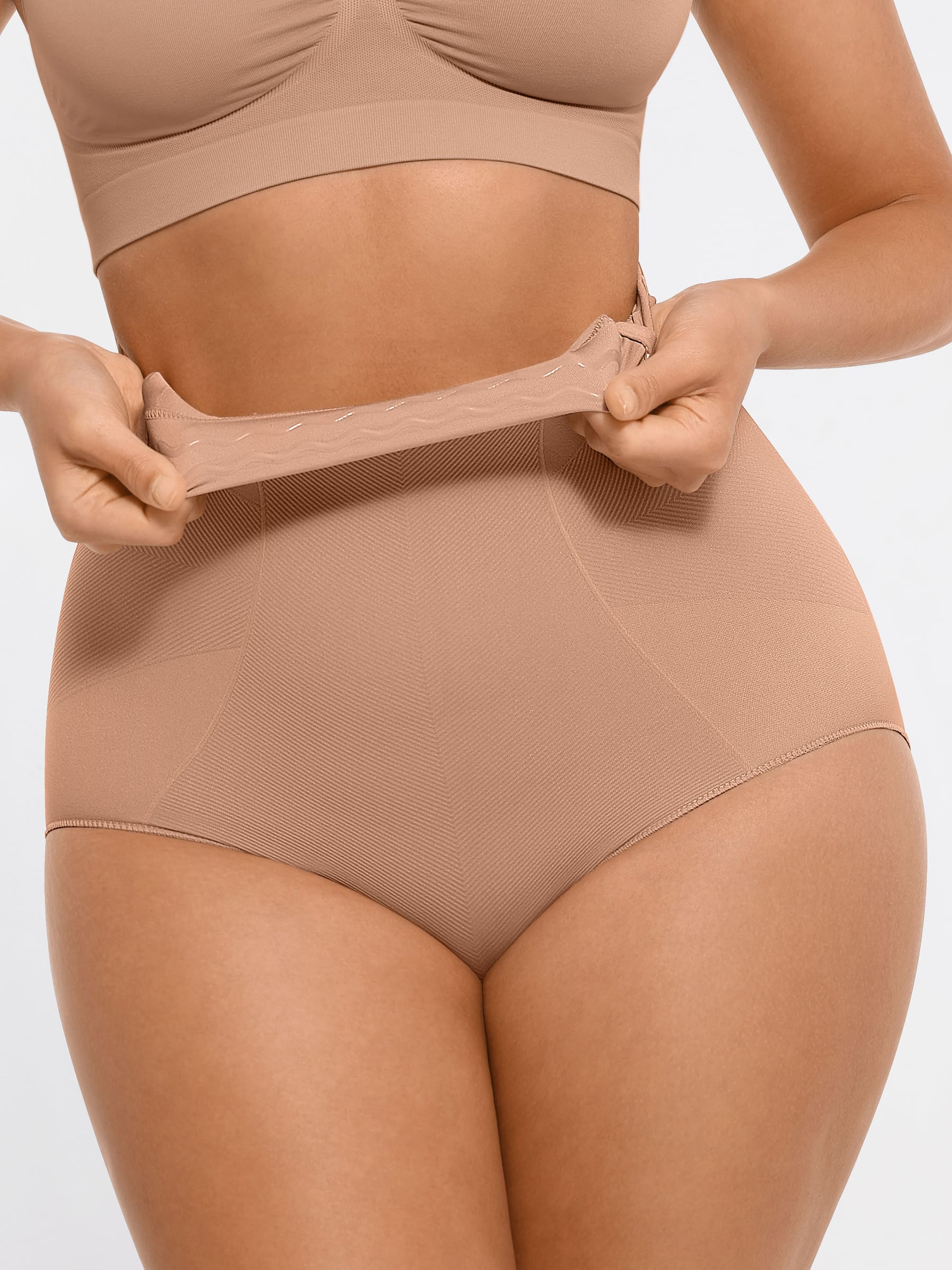 Feelingirl High-Waisted Tummy Control Seamless Shapewear Briefs - Image 14