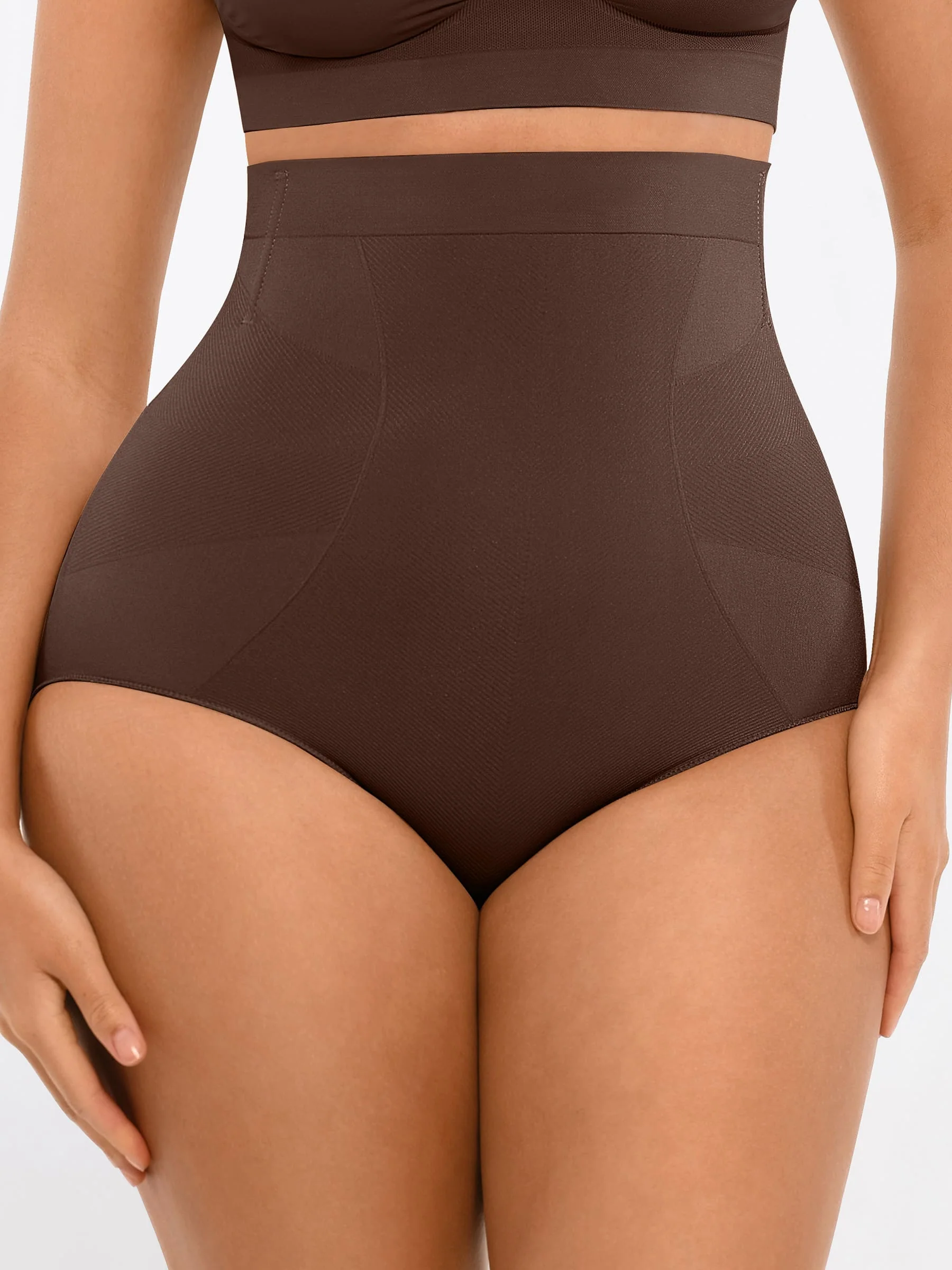 Feelingirl High-Waisted Tummy Control Seamless Shapewear Briefs - Image 19