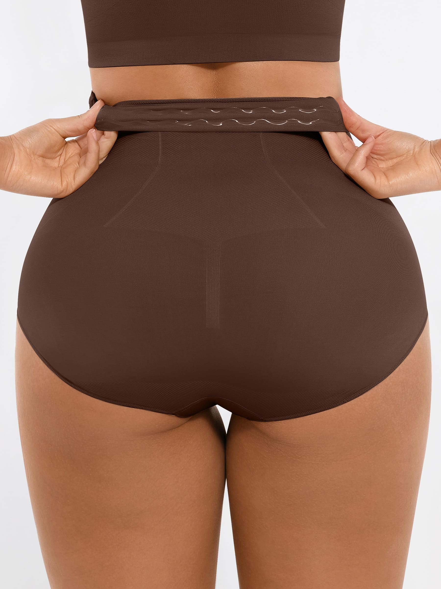 Feelingirl High-Waisted Tummy Control Seamless Shapewear Briefs - Image 23