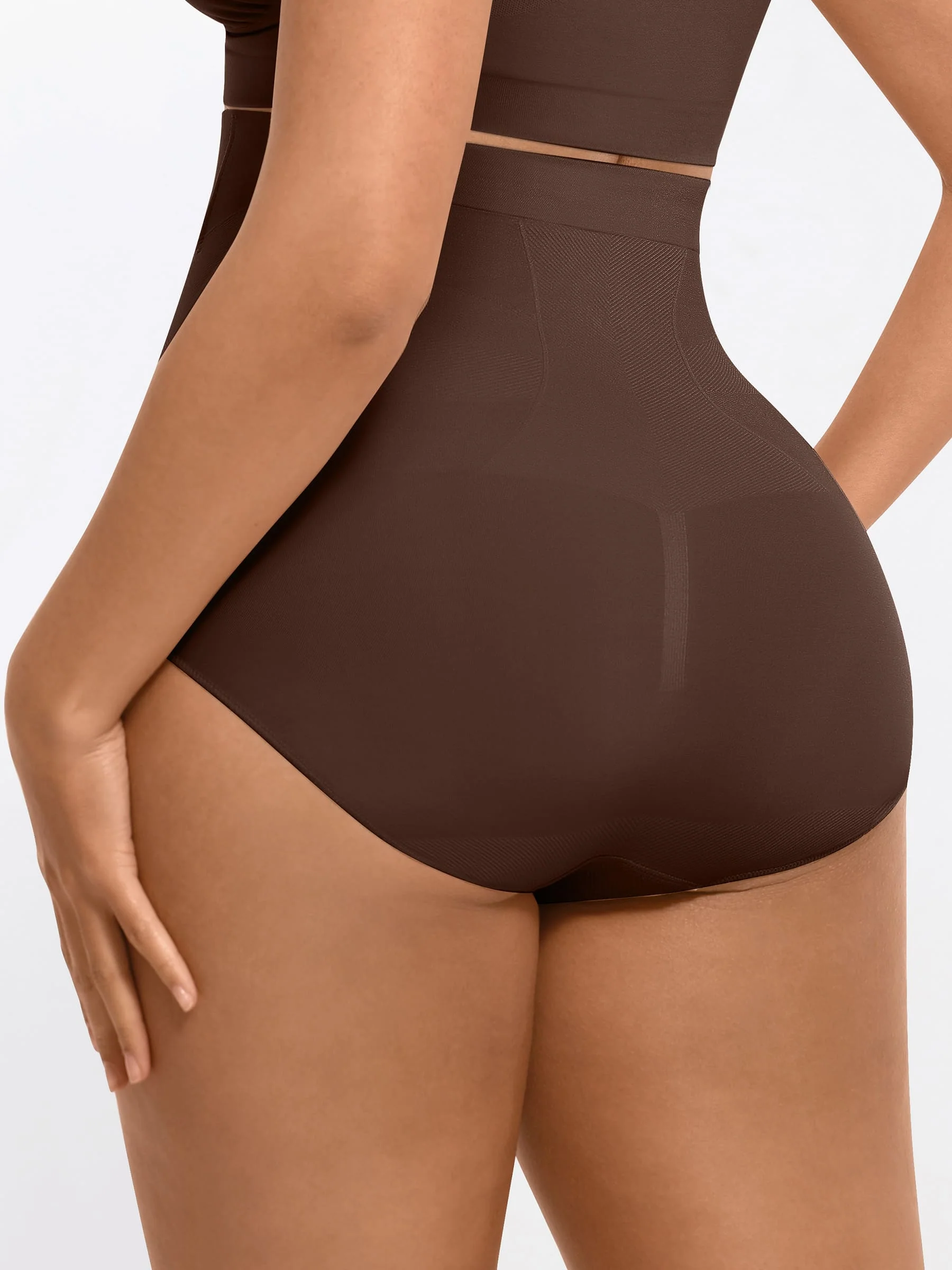 Feelingirl High-Waisted Tummy Control Seamless Shapewear Briefs - Image 24
