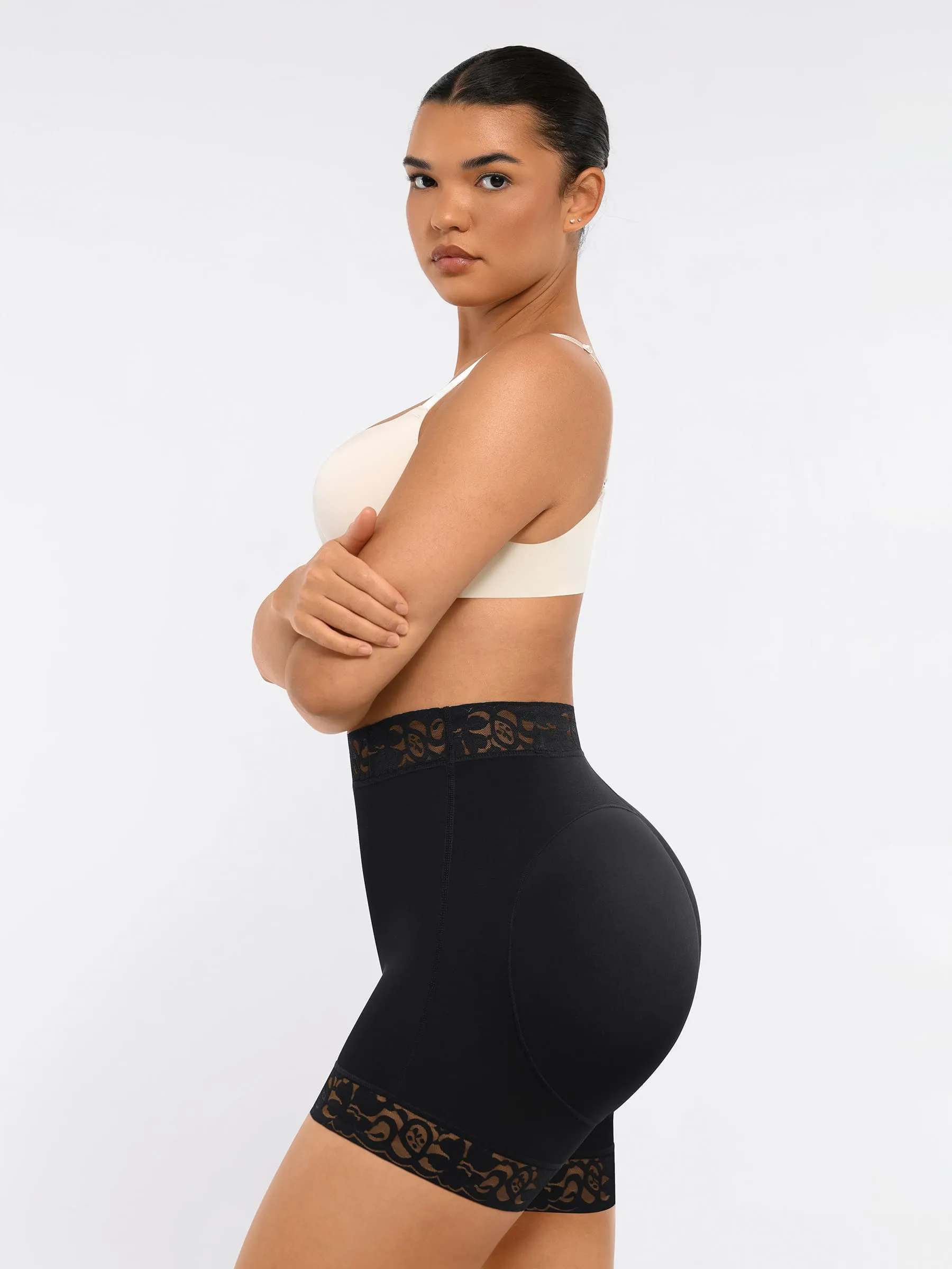 Feelingirl Hip Enhancer Shapewear Tummy Control Body Shaper Shorts - Image 8