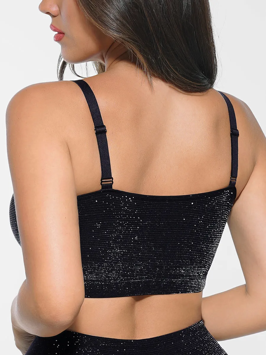 Feelingirl Invisible Shimmer Wireless Comfort Bra & Panty - Image 8