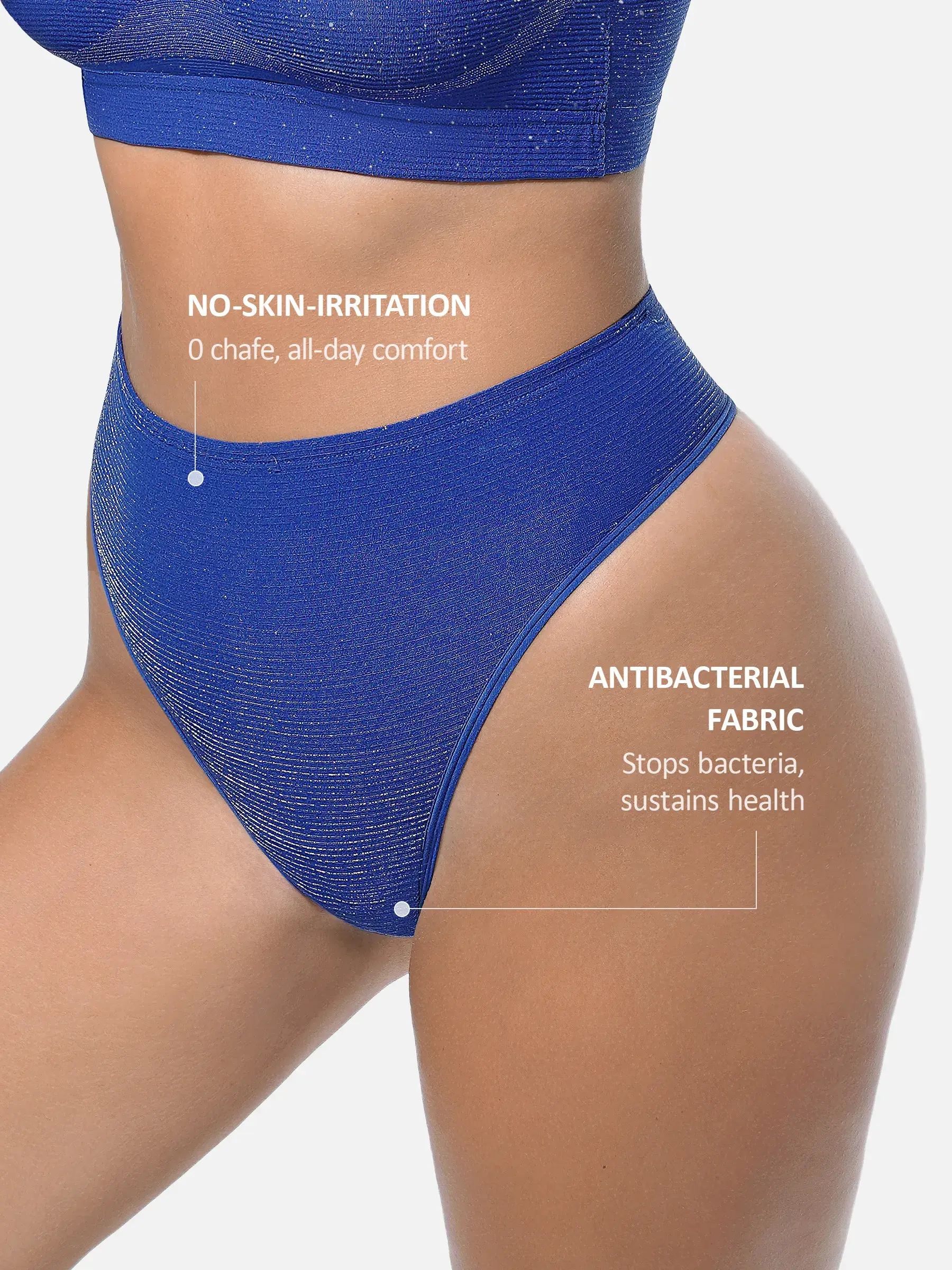 Feelingirl Invisible Shimmer Wireless Comfort Bra & Panty - Image 22