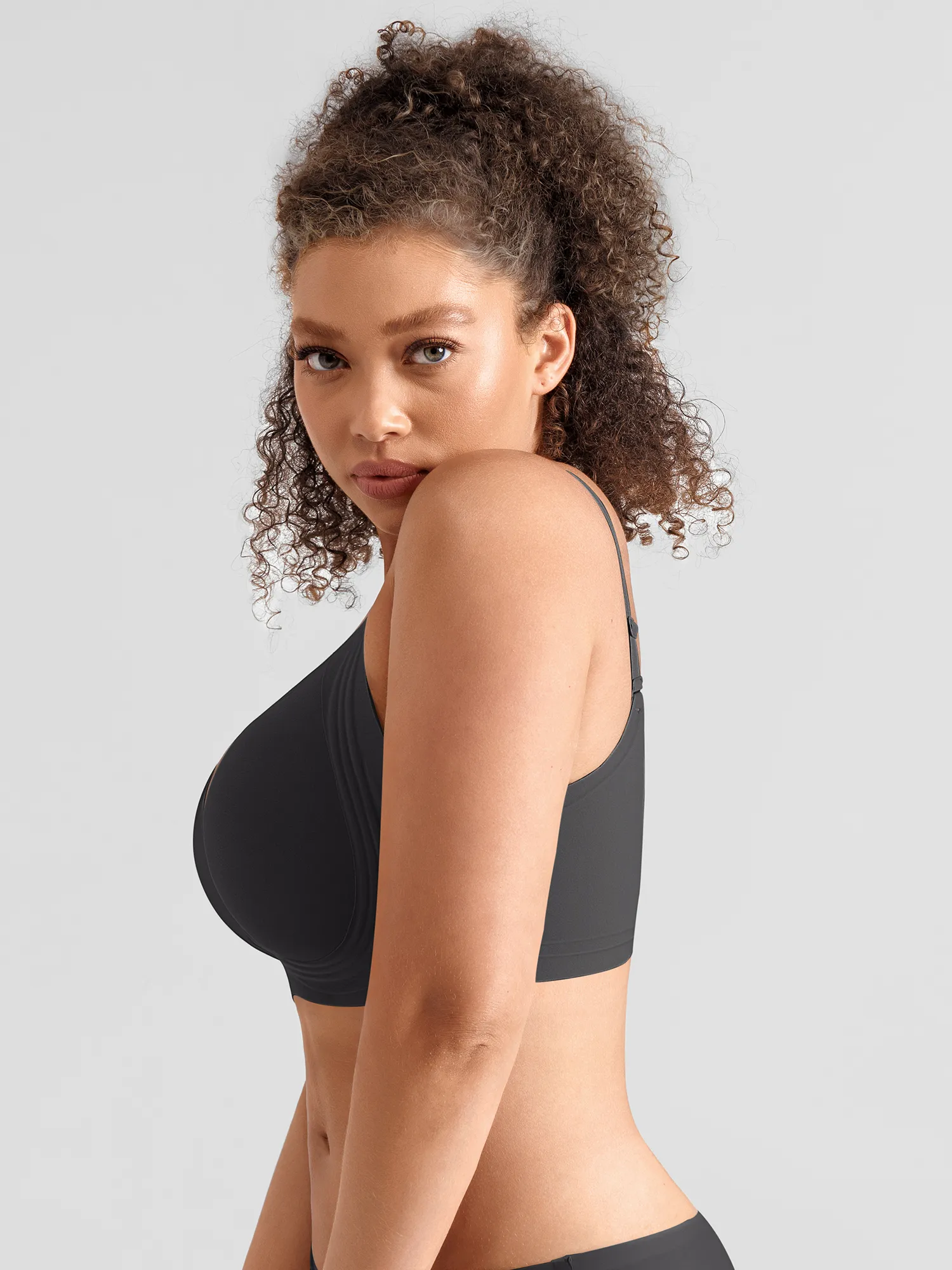 Feelingirl Jelly-Support Comfort Wireless Seamless Plunge Bra - Image 13