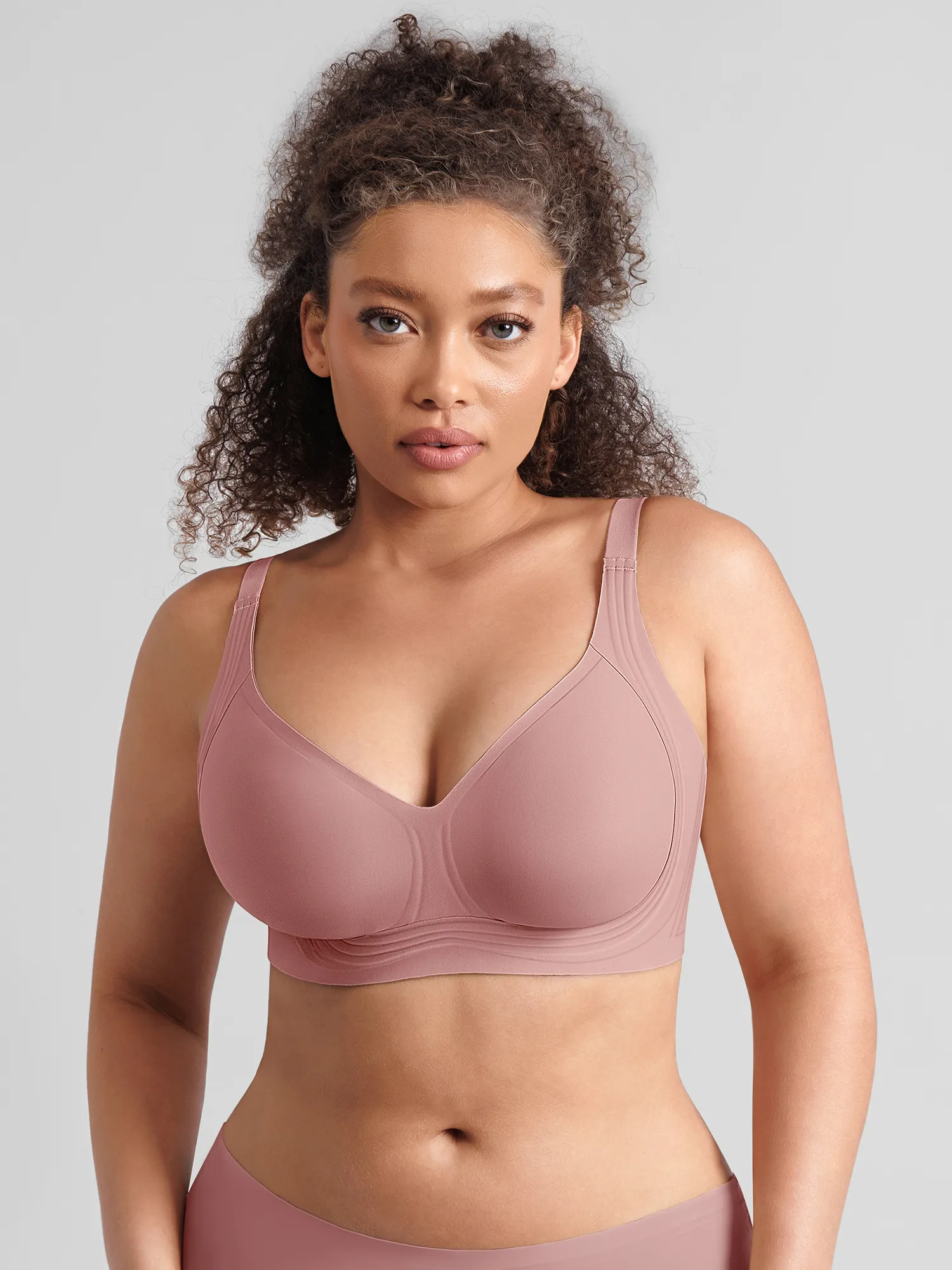 Feelingirl Jelly-Support Comfort Wireless Seamless Plunge Bra - Image 20