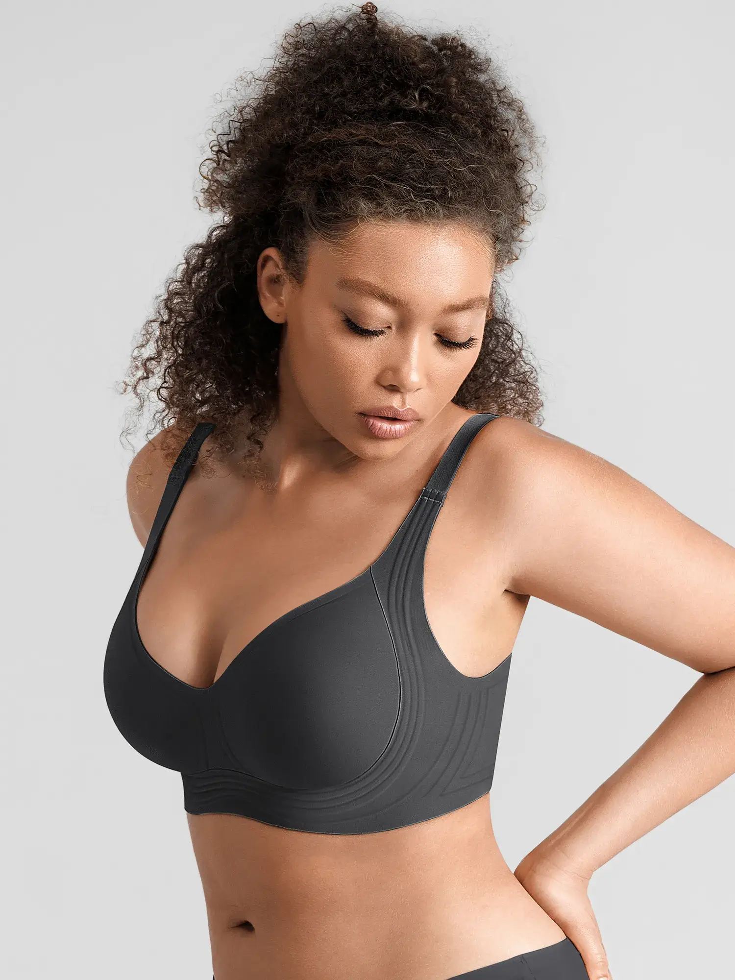 Feelingirl Jelly-Support Comfort Wireless Seamless Plunge Bra - Image 8
