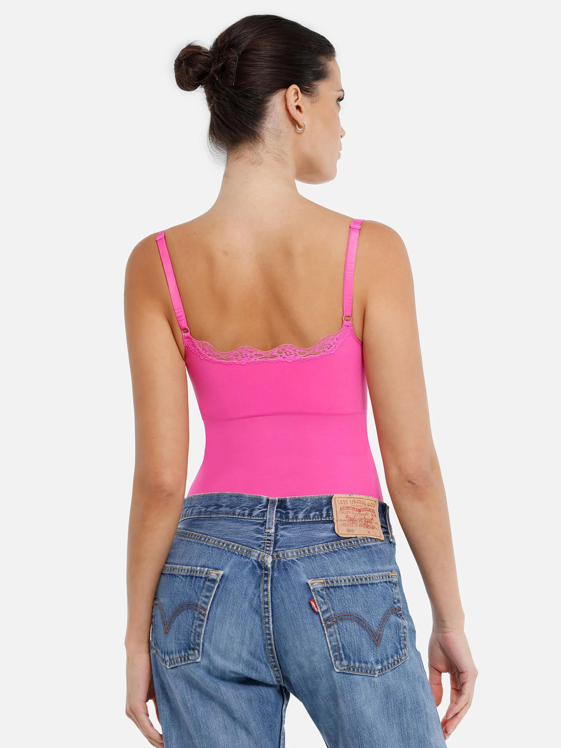 Feelingirl Lace Tight-Fit Seamless Thong Shapewear Bodysuit - Image 13