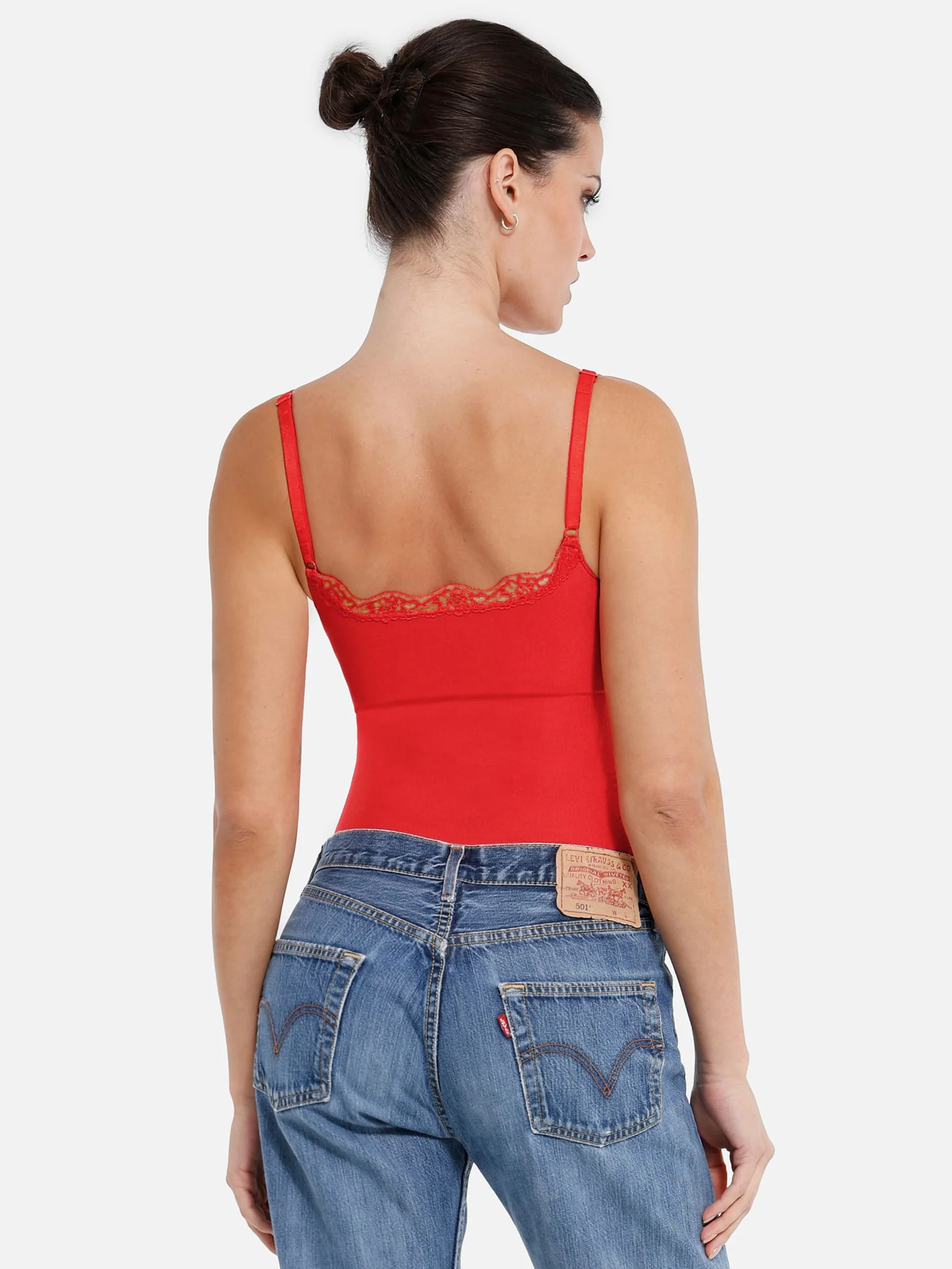 Feelingirl Lace Tight-Fit Seamless Thong Shapewear Bodysuit - Image 24
