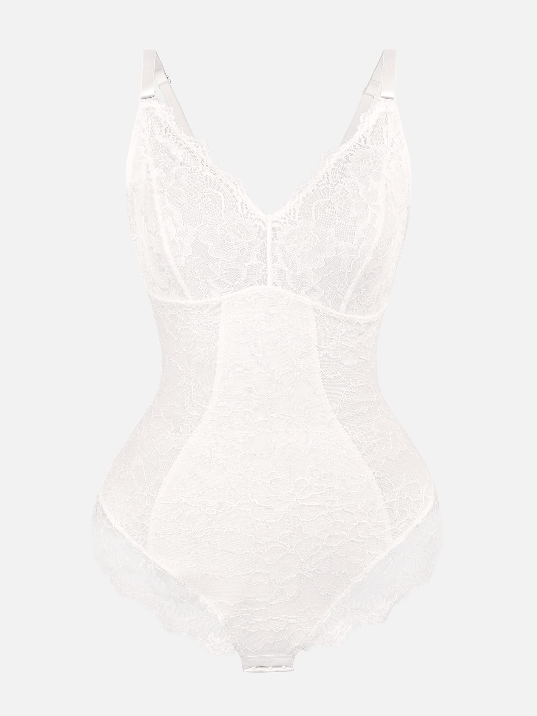 Feelingirl Lace V Neck Full Bodysuit Underwear [BOGO] - Image 37