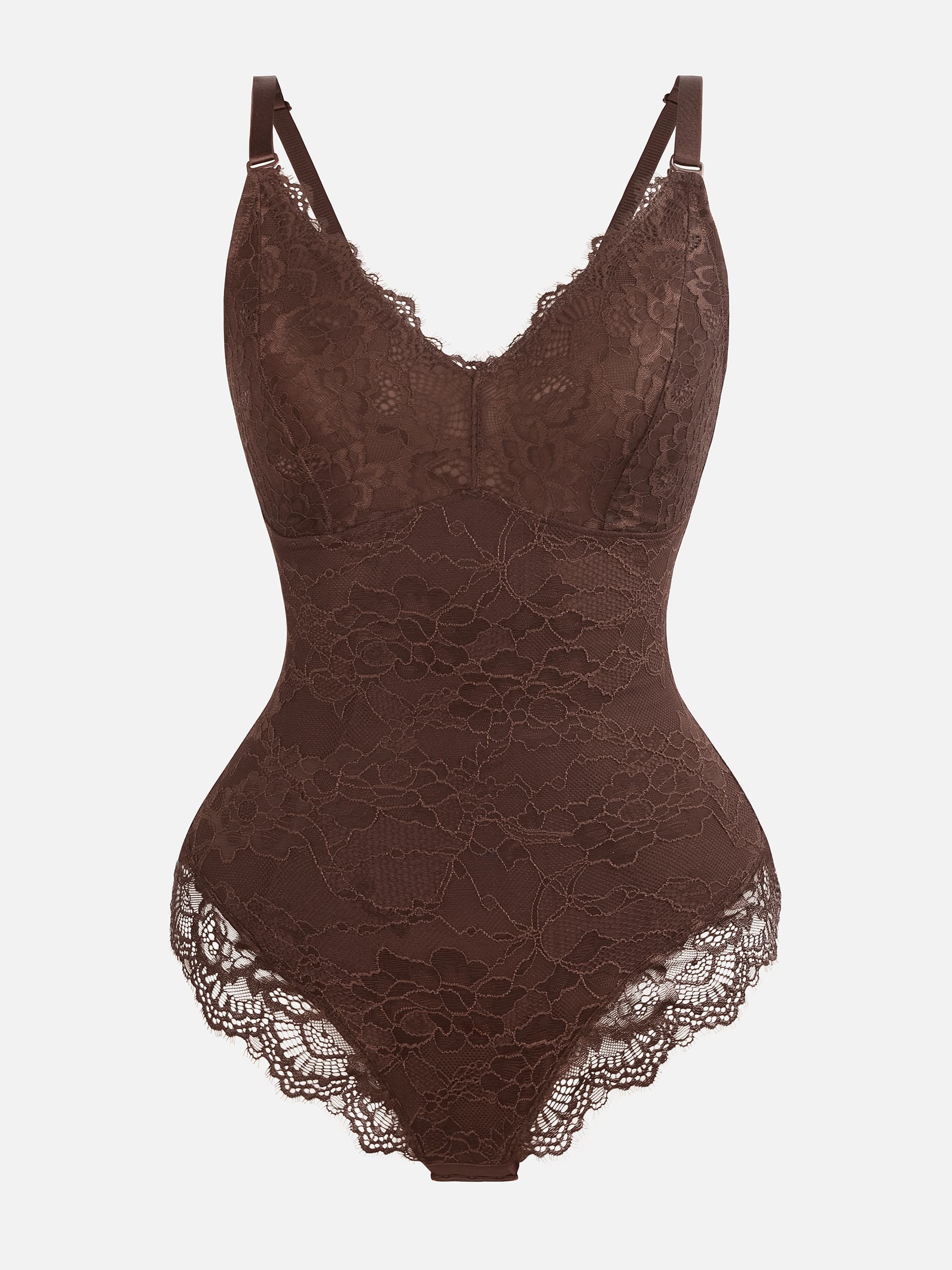 Feelingirl Low-back Ultra-versatile Lace Bodysuit - Image 27