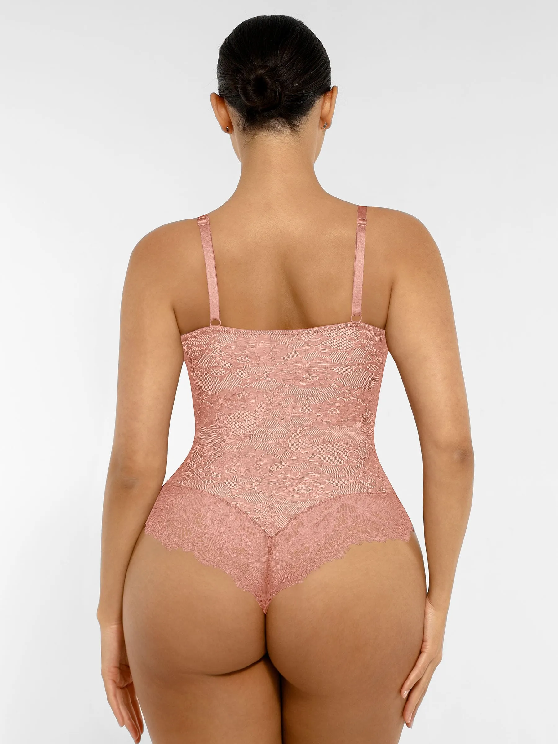 Feelingirl Lace V Neck Full Bodysuit Underwear [BOGO] - Image 60