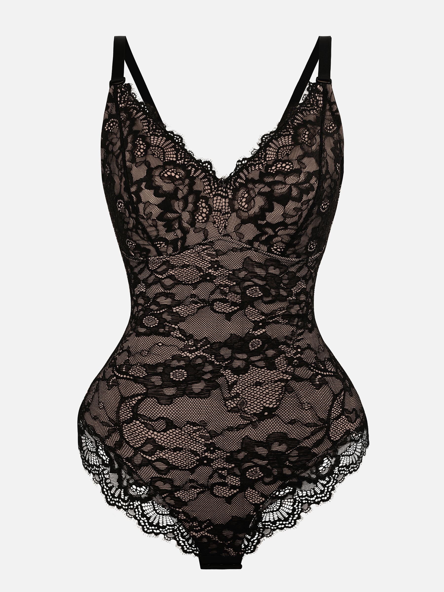 Feelingirl Low-back Ultra-versatile Lace Bodysuit - Image 22