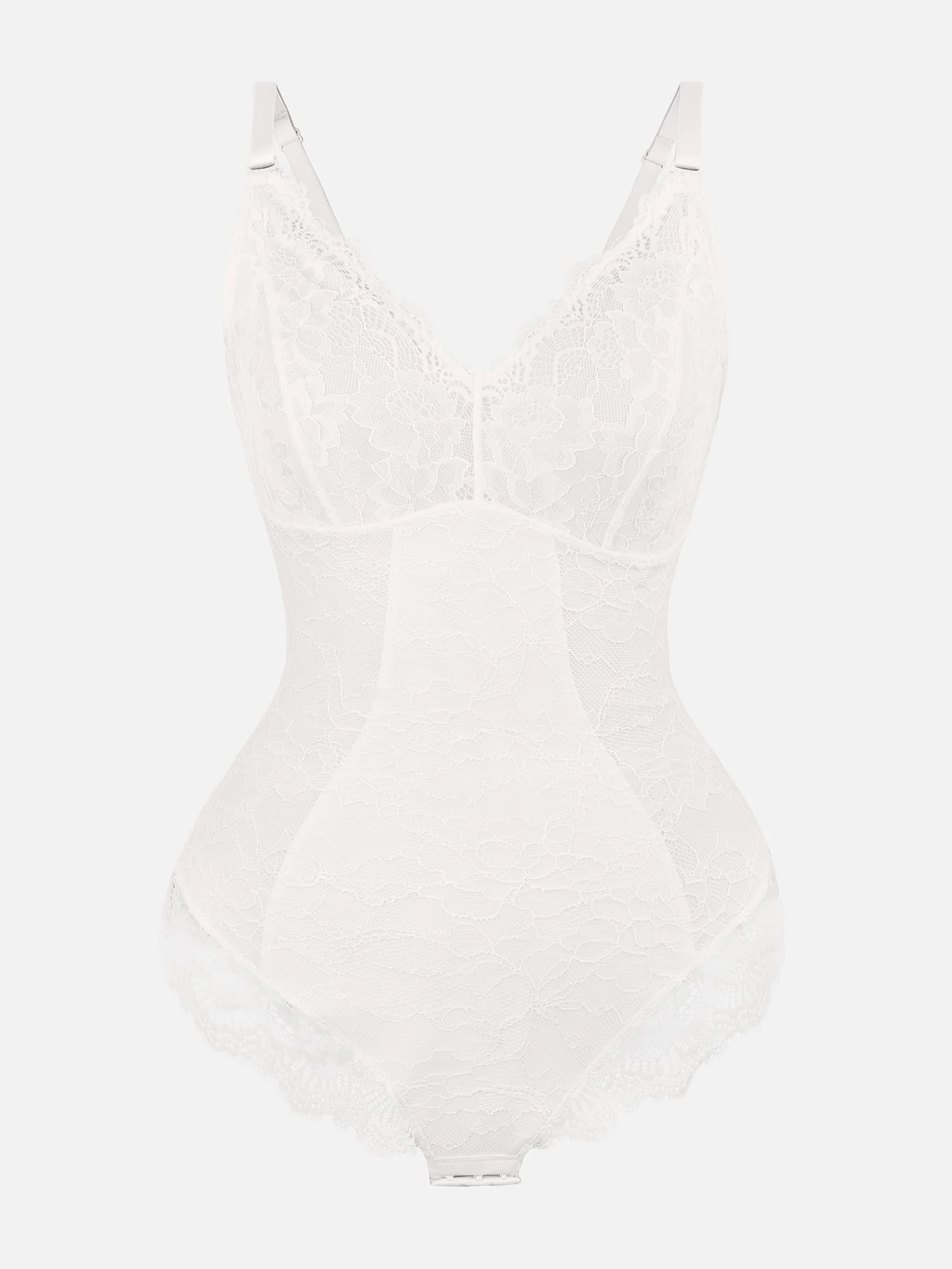 Feelingirl Low-back Ultra-versatile Lace Bodysuit - Image 33