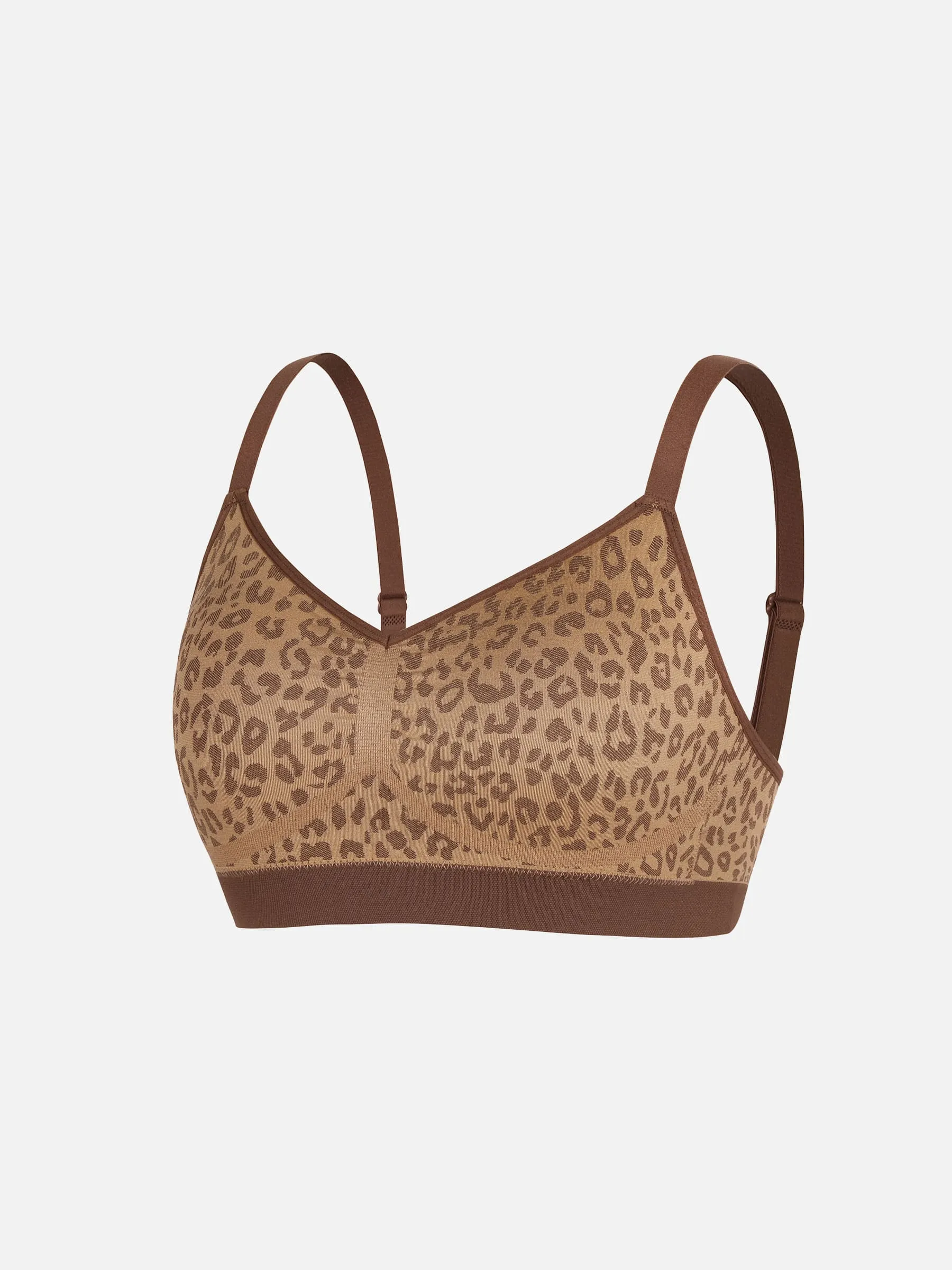 Feelingirl Leopard Print Wireless Bra & Panty - Image 9