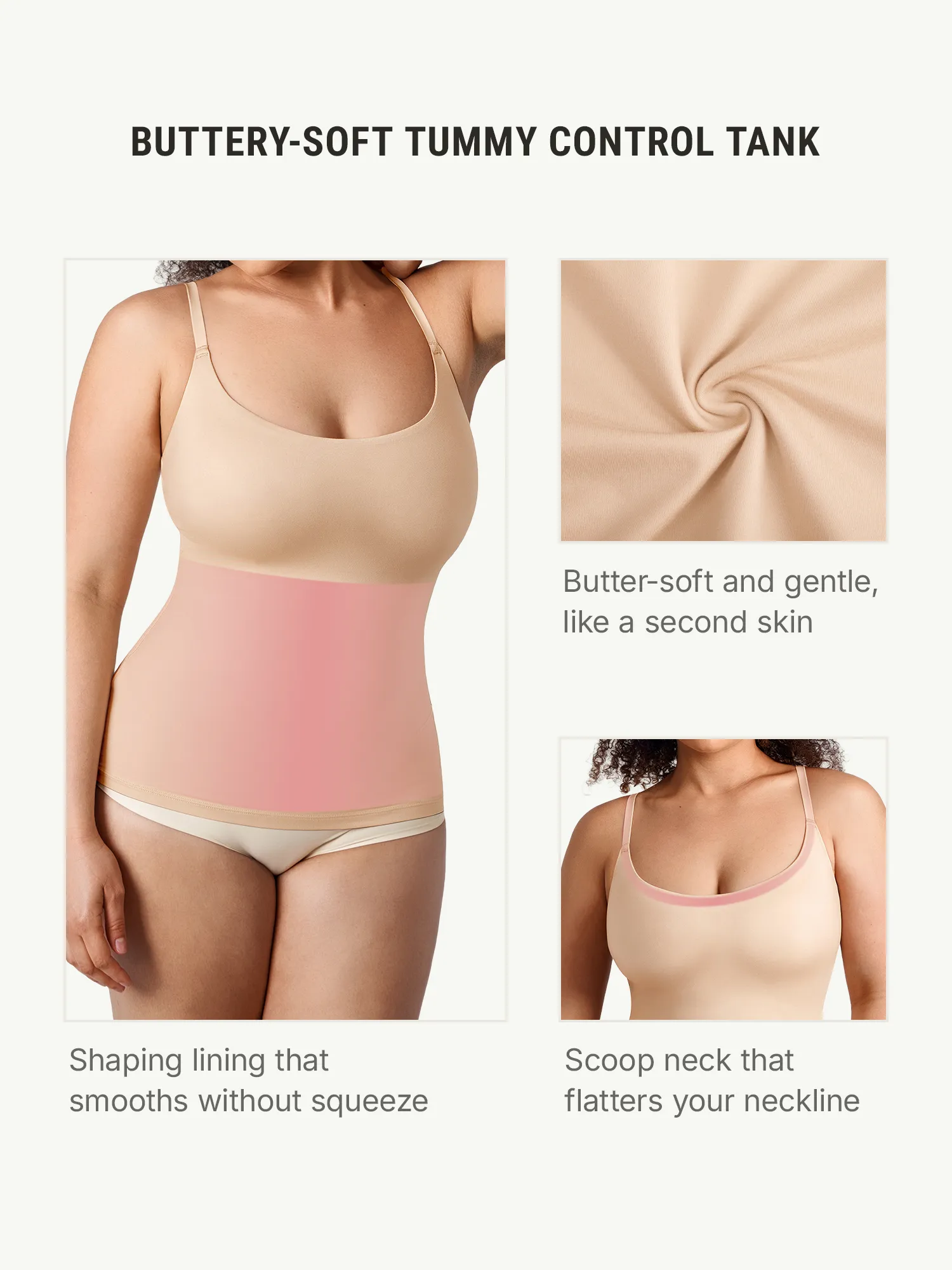 Feelingirl Feel Soft™ Light Smoothing Scoop-Neck Top - Image 3