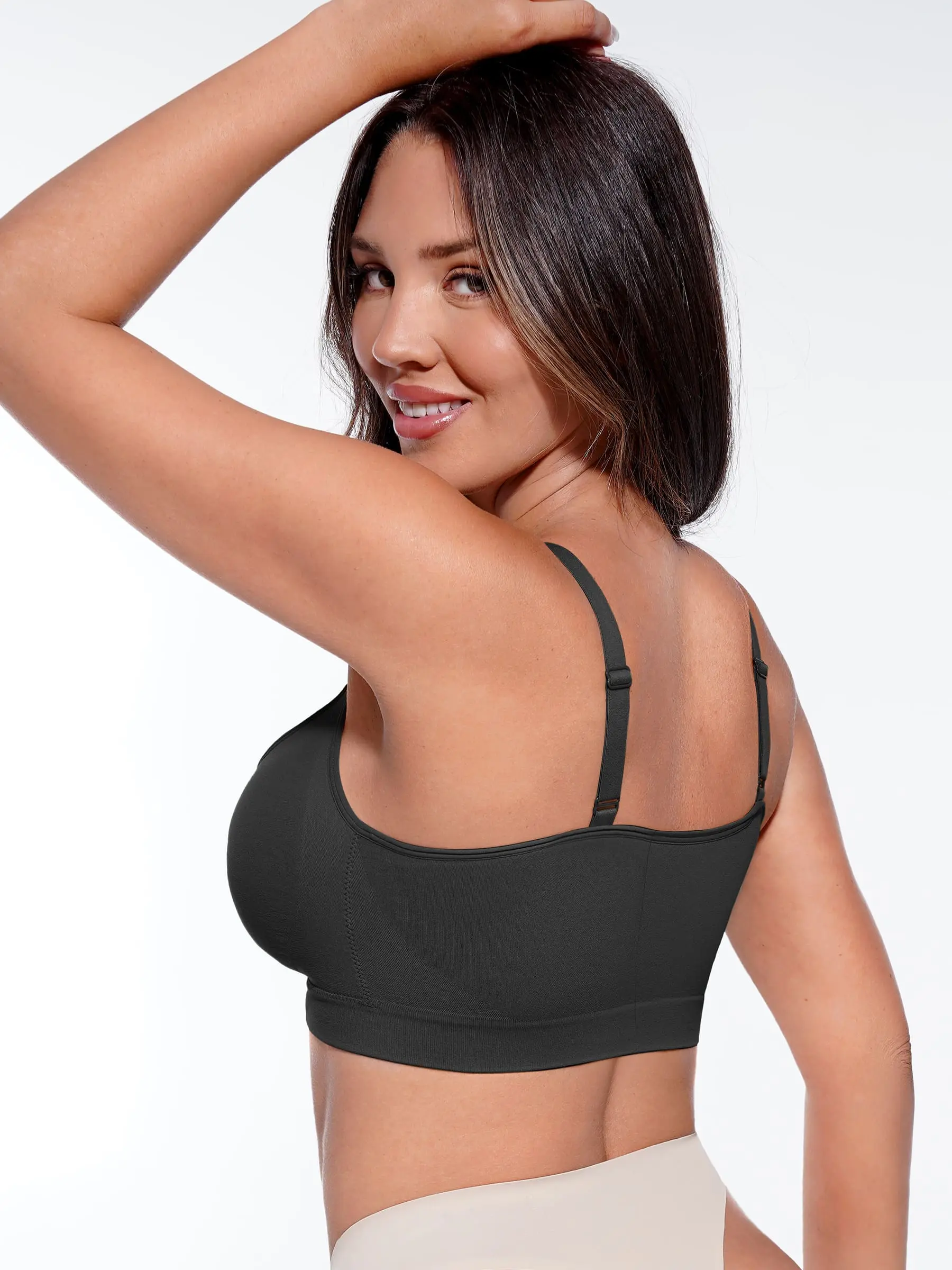 Feelingirl No Underwire Seamless Lace Everyday Bra - Image 11