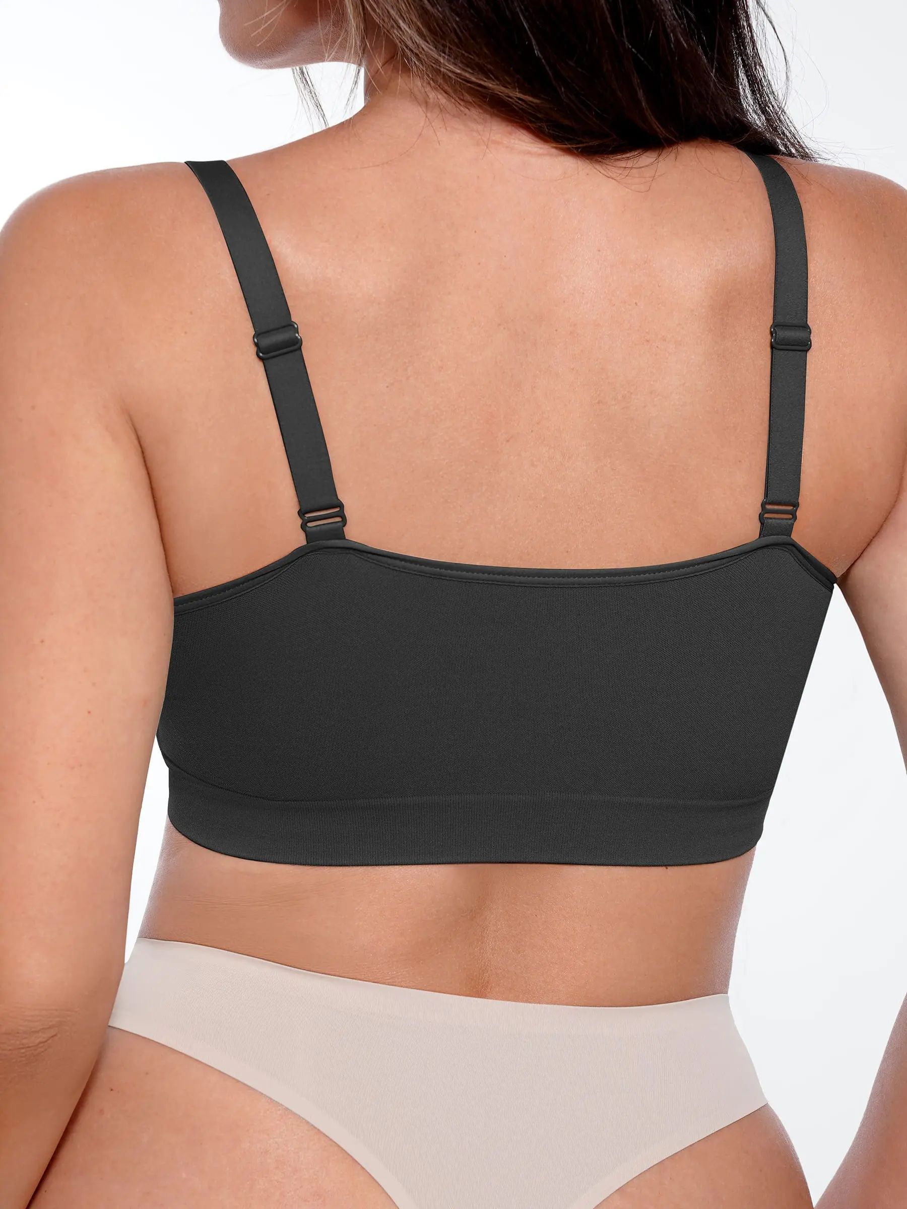 Feelingirl No Underwire Seamless Lace Everyday Bra - Image 12