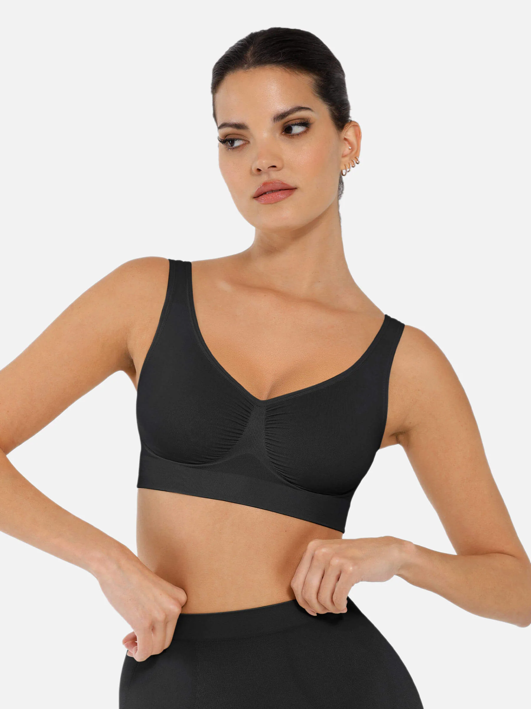 Feelingirl No Underwire Wide Straps Everyday Bra - Image 18