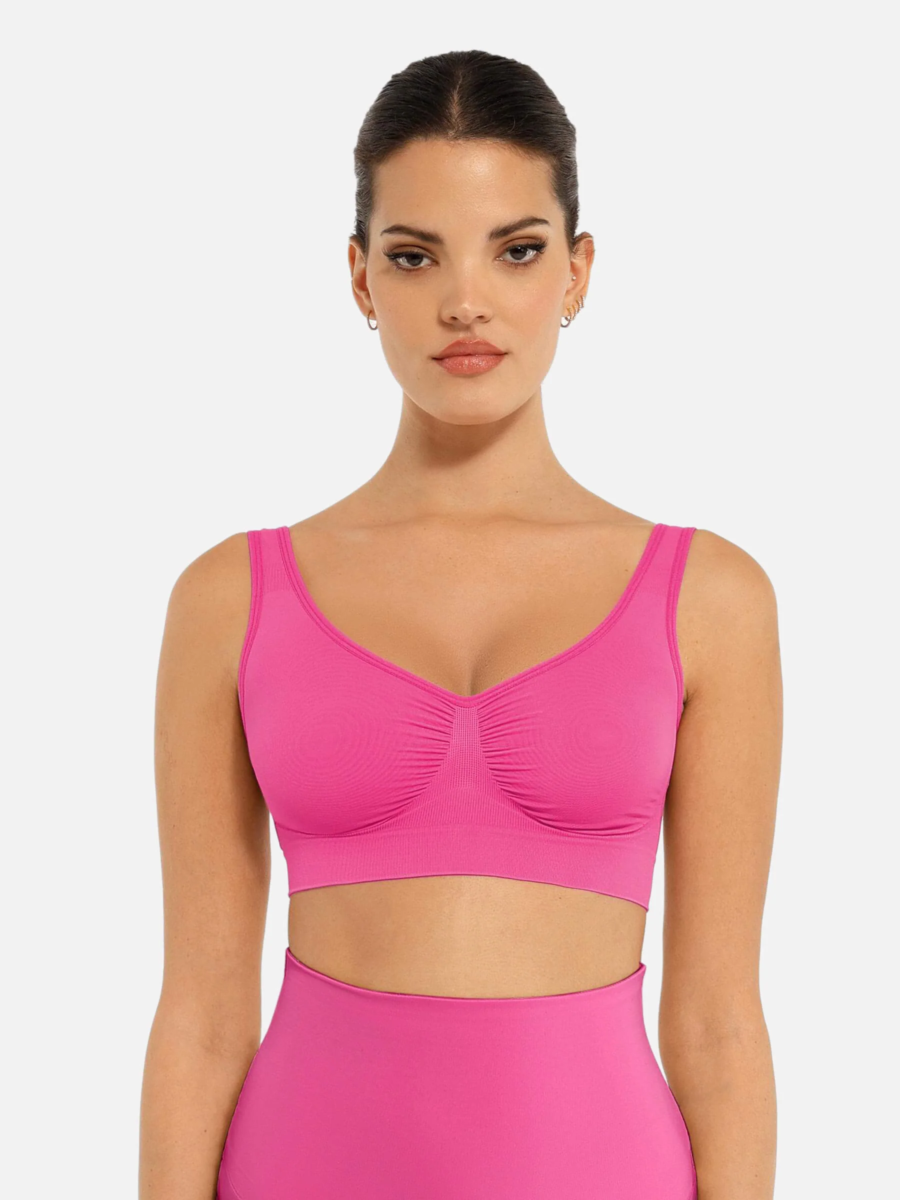 Feelingirl No Underwire Wide Straps Everyday Bra - Image 27