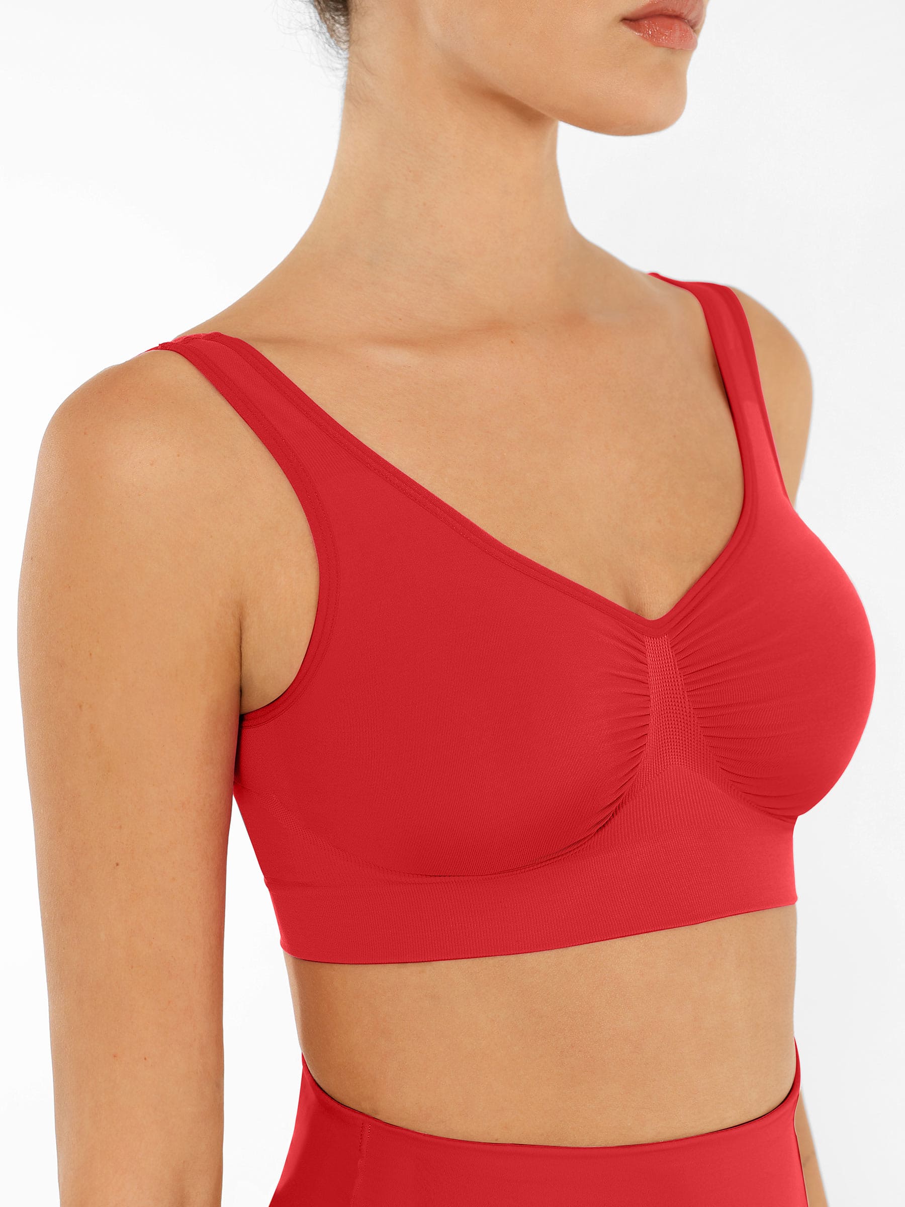 Feelingirl No Underwire Wide Straps Everyday Bra - Image 80