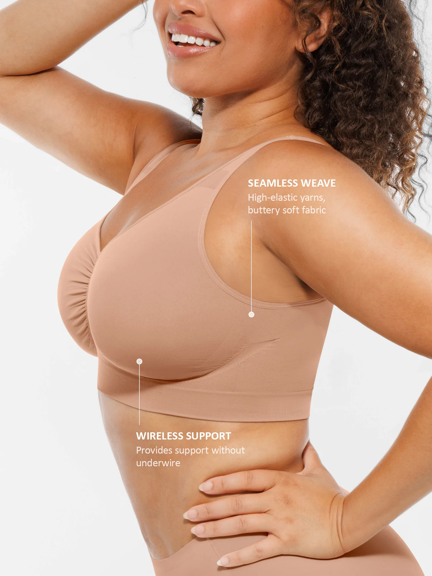 Feelingirl No Underwire Wide Straps Everyday Bra Bundle - Image 31