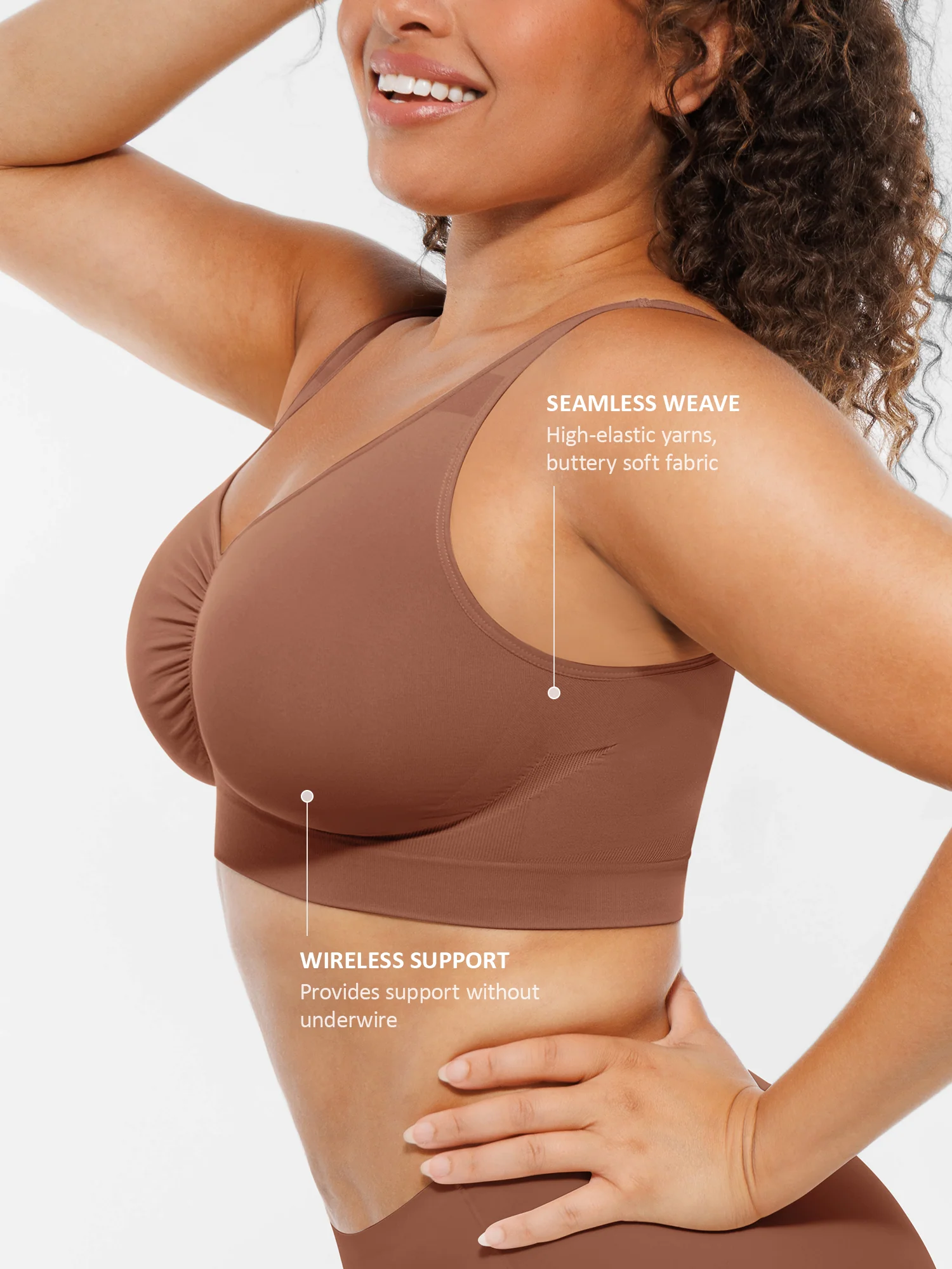 Feelingirl No Underwire Wide Straps Everyday Bra Bundle - Image 4