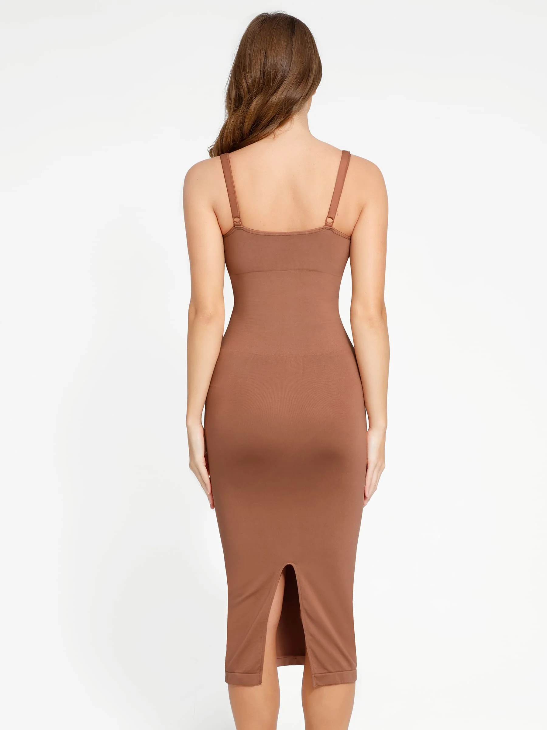 Feelingirl Nursing-Friendly Seamless Eco-Friendly Shaper Dress with Removable Pads - Image 19