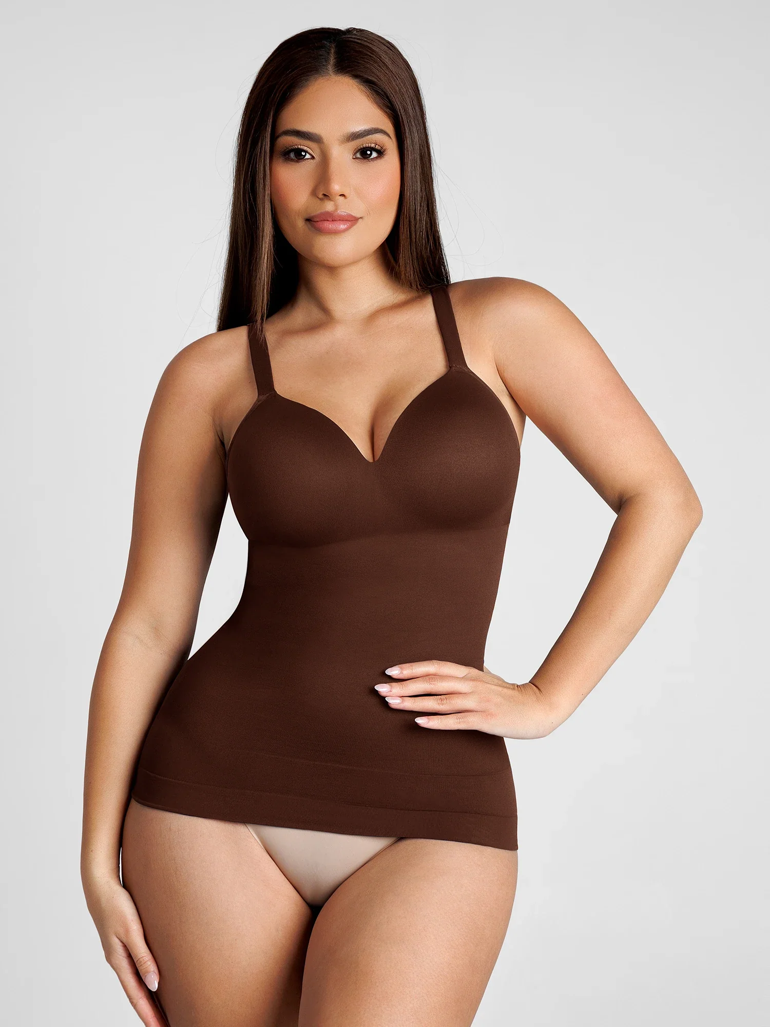 Feelingirl Seamless Built-In Bra Cami Top - Image 13
