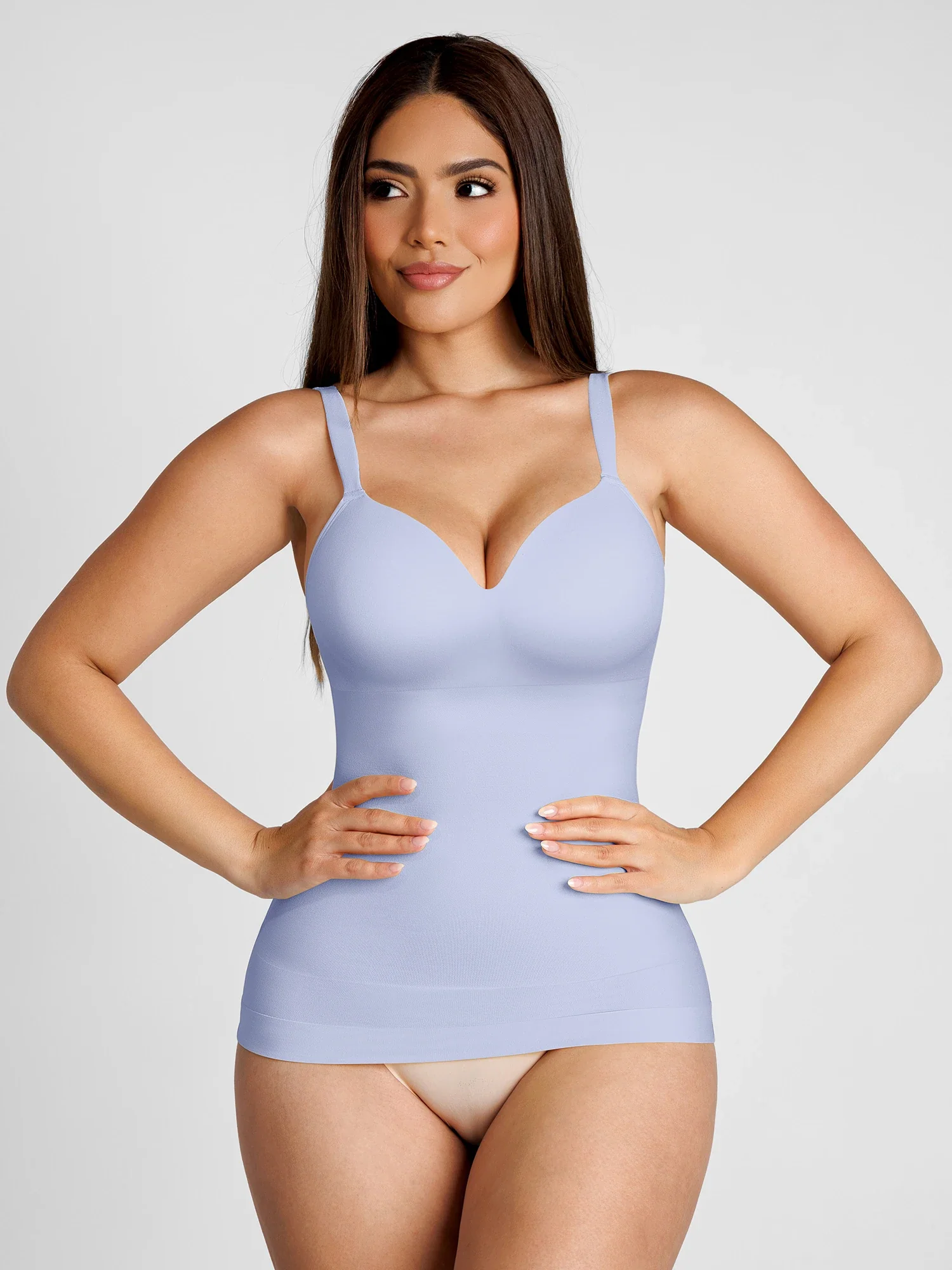 Feelingirl Seamless Built-In Bra Cami Top - Image 27