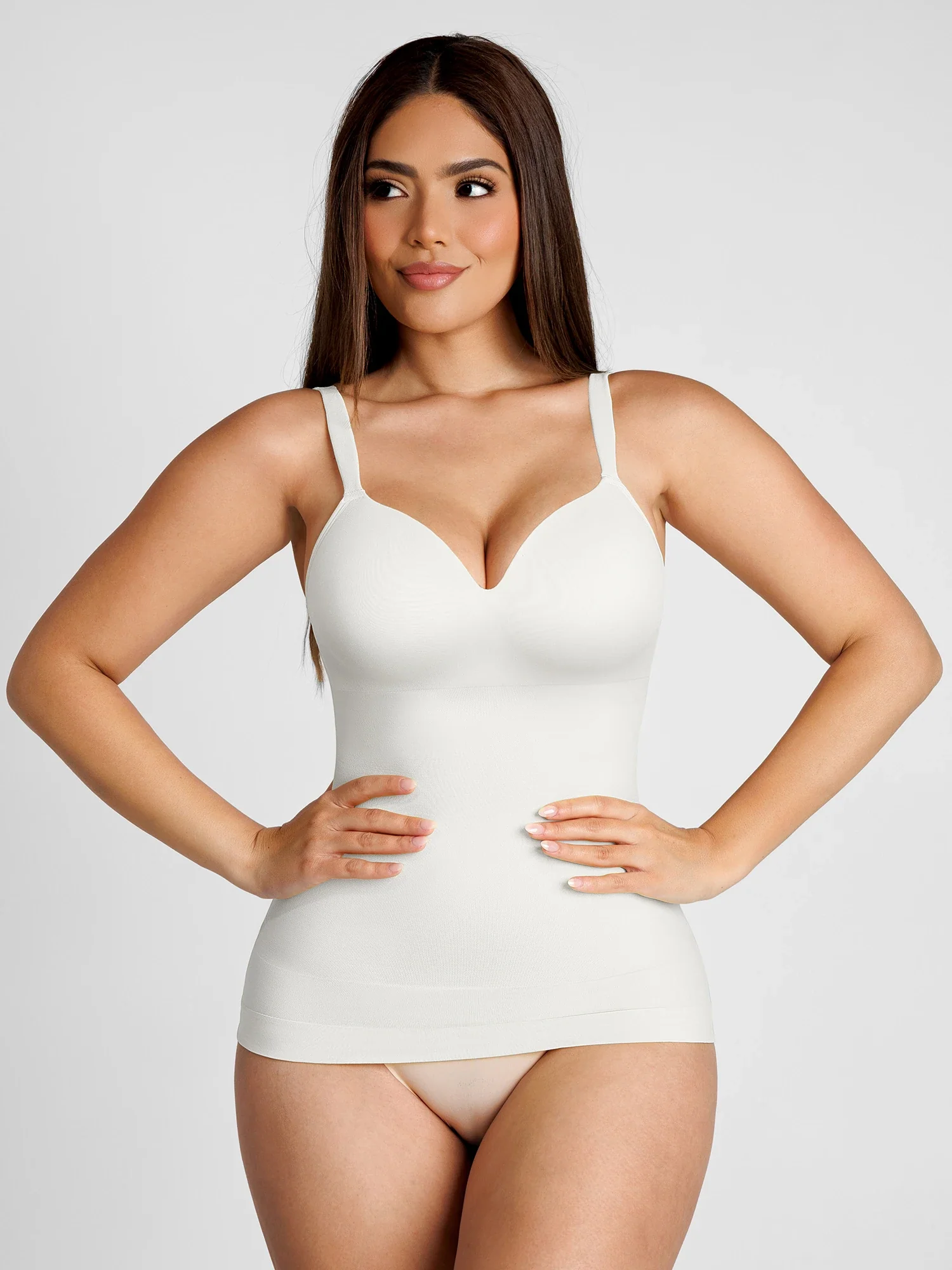 Feelingirl Seamless Built-In Bra Cami Top - Image 35