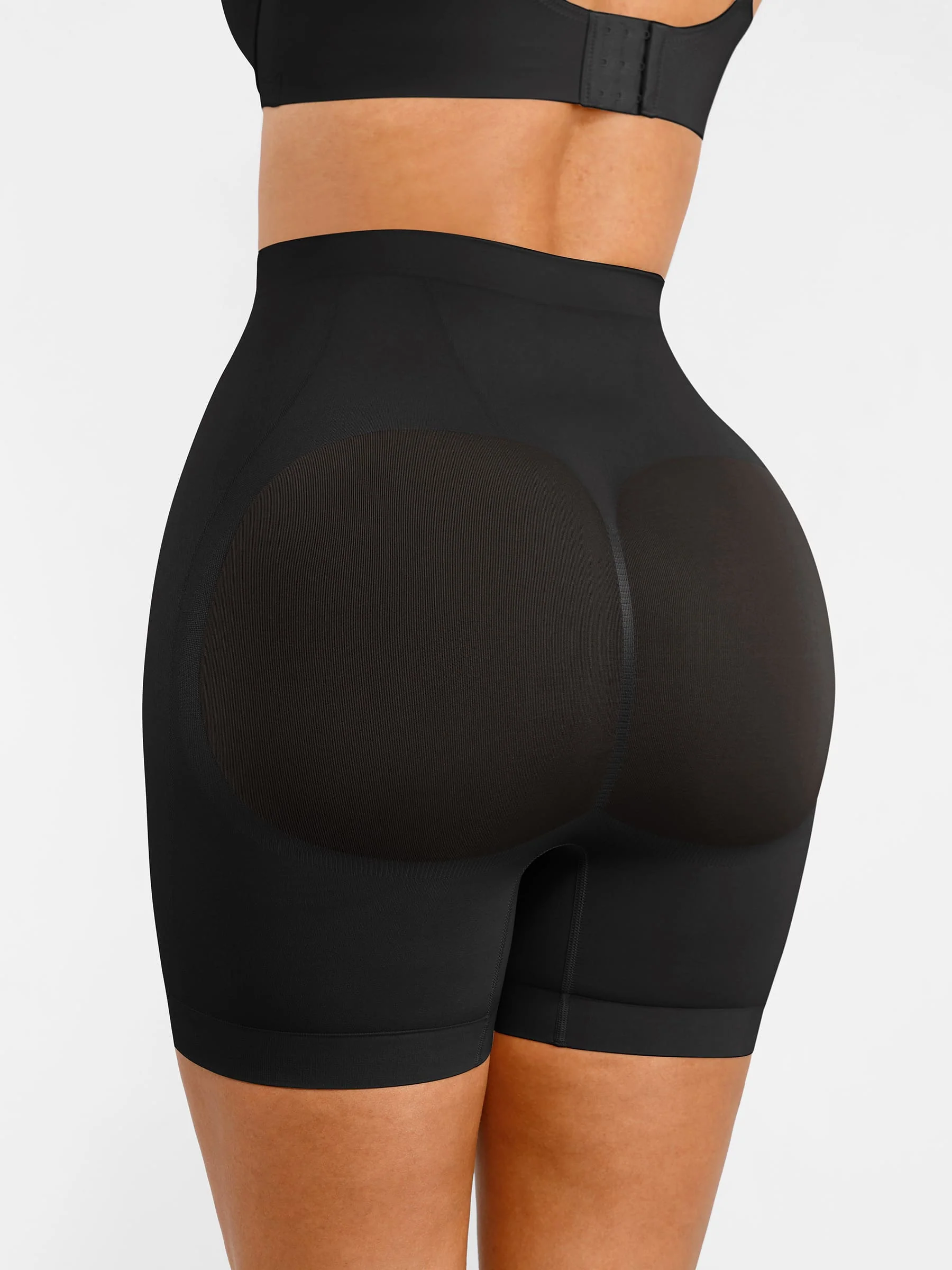 Feelingirl Seamless Comfort Mid Waist Tummy Control Panties Shaping Shorts - Image 10