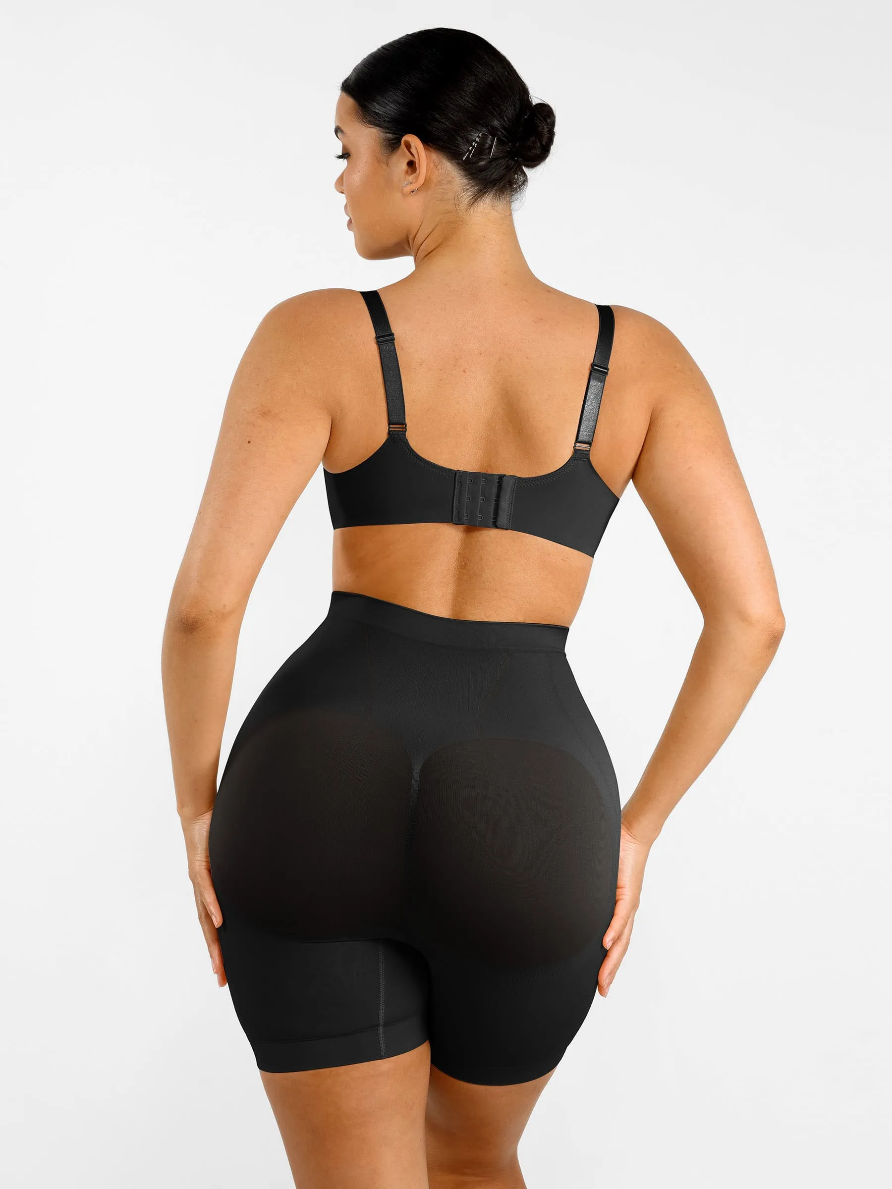 Feelingirl Seamless Comfort Mid Waist Tummy Control Panties Shaping Shorts - Image 14