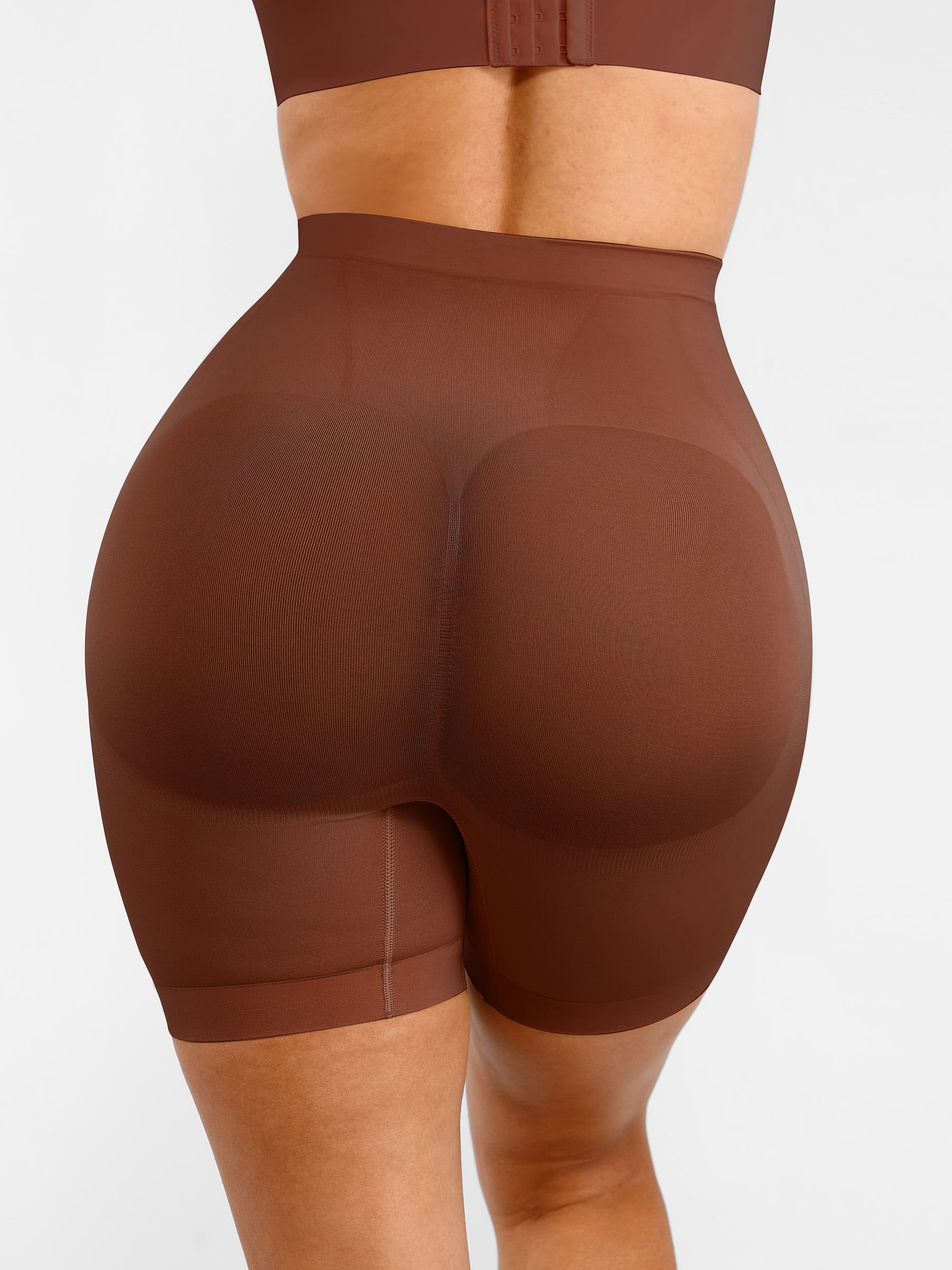 Feelingirl Seamless Comfort Mid Waist Tummy Control Panties Shaping Shorts - Image 18