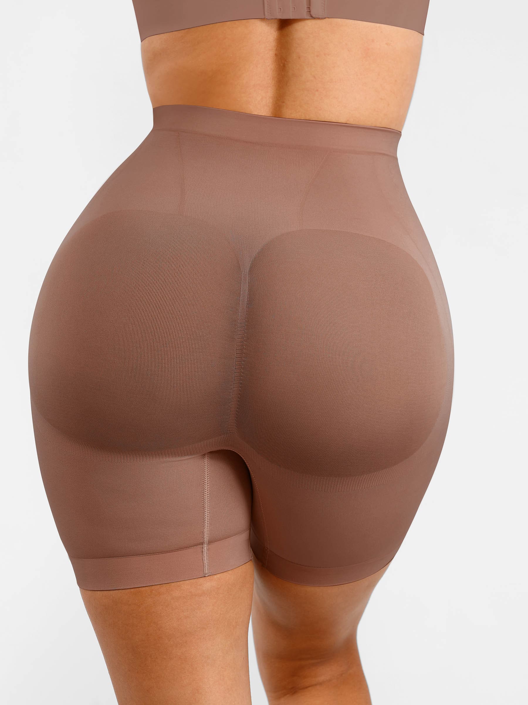 Feelingirl Seamless Comfort Mid Waist Tummy Control Panties Shaping Shorts - Image 25