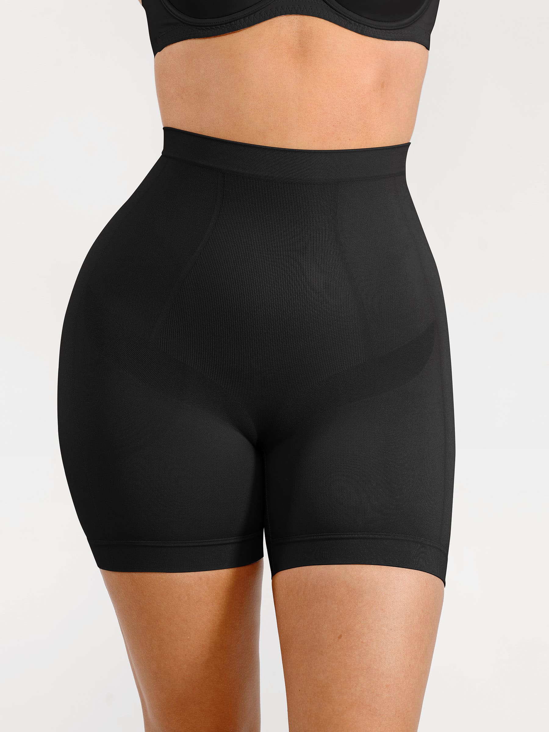 Feelingirl Seamless Comfort Mid Waist Tummy Control Panties Shaping Shorts - Image 8