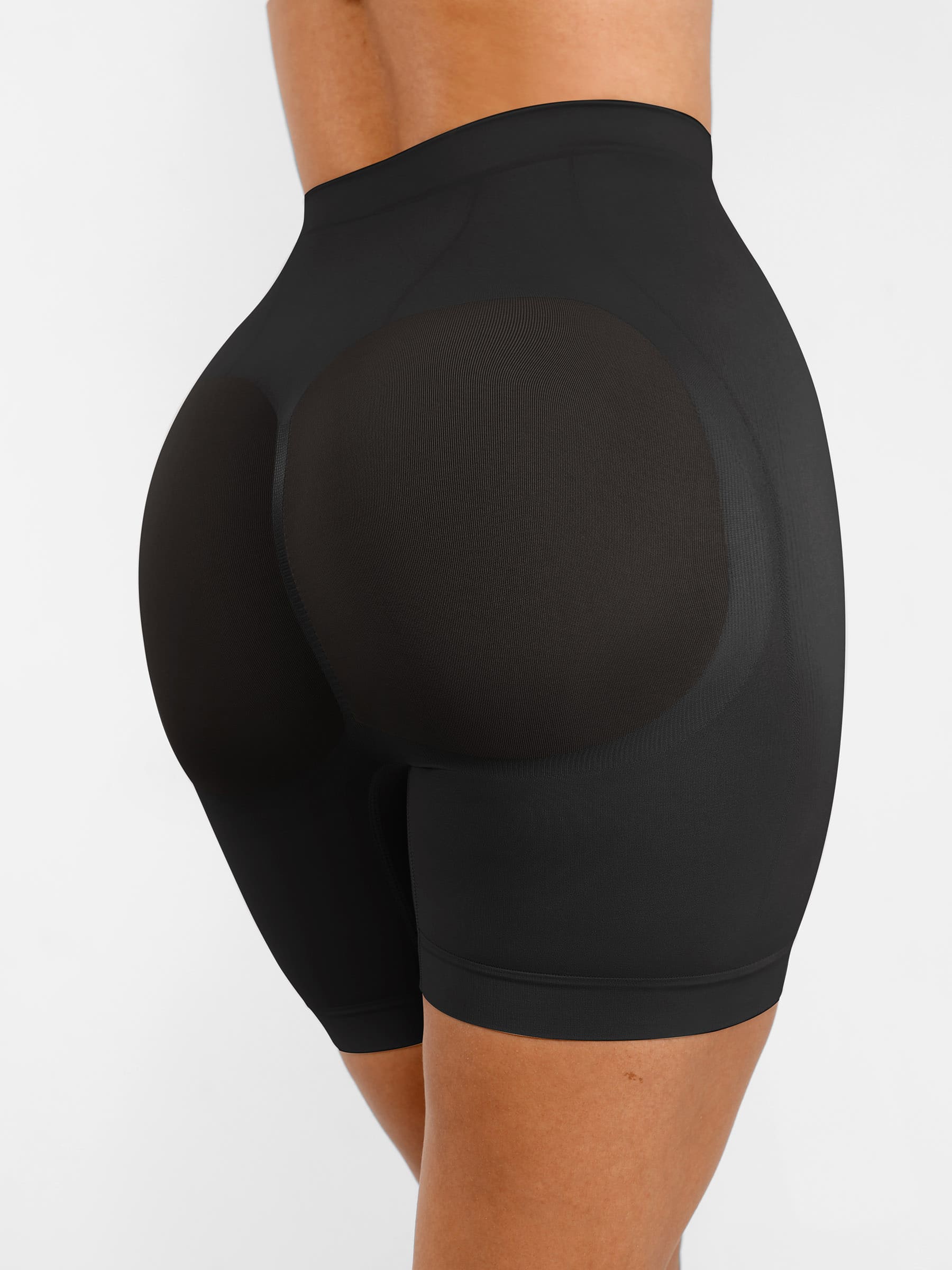 Feelingirl Seamless Comfort Mid Waist Tummy Control Panties Shaping Shorts - Image 9
