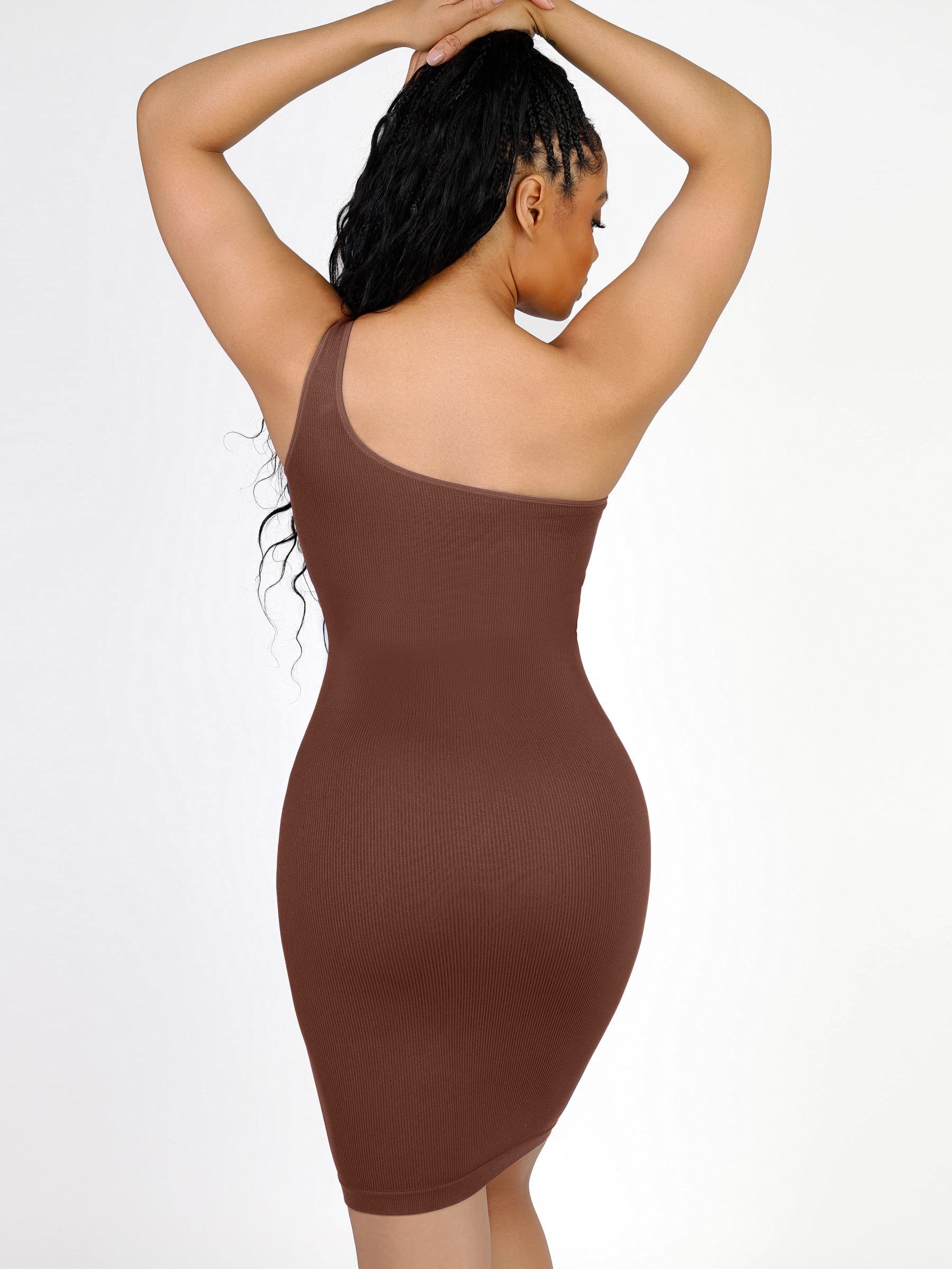 Feelingirl One-Shoulder Shaper Dress with Built-In Bra - Image 18